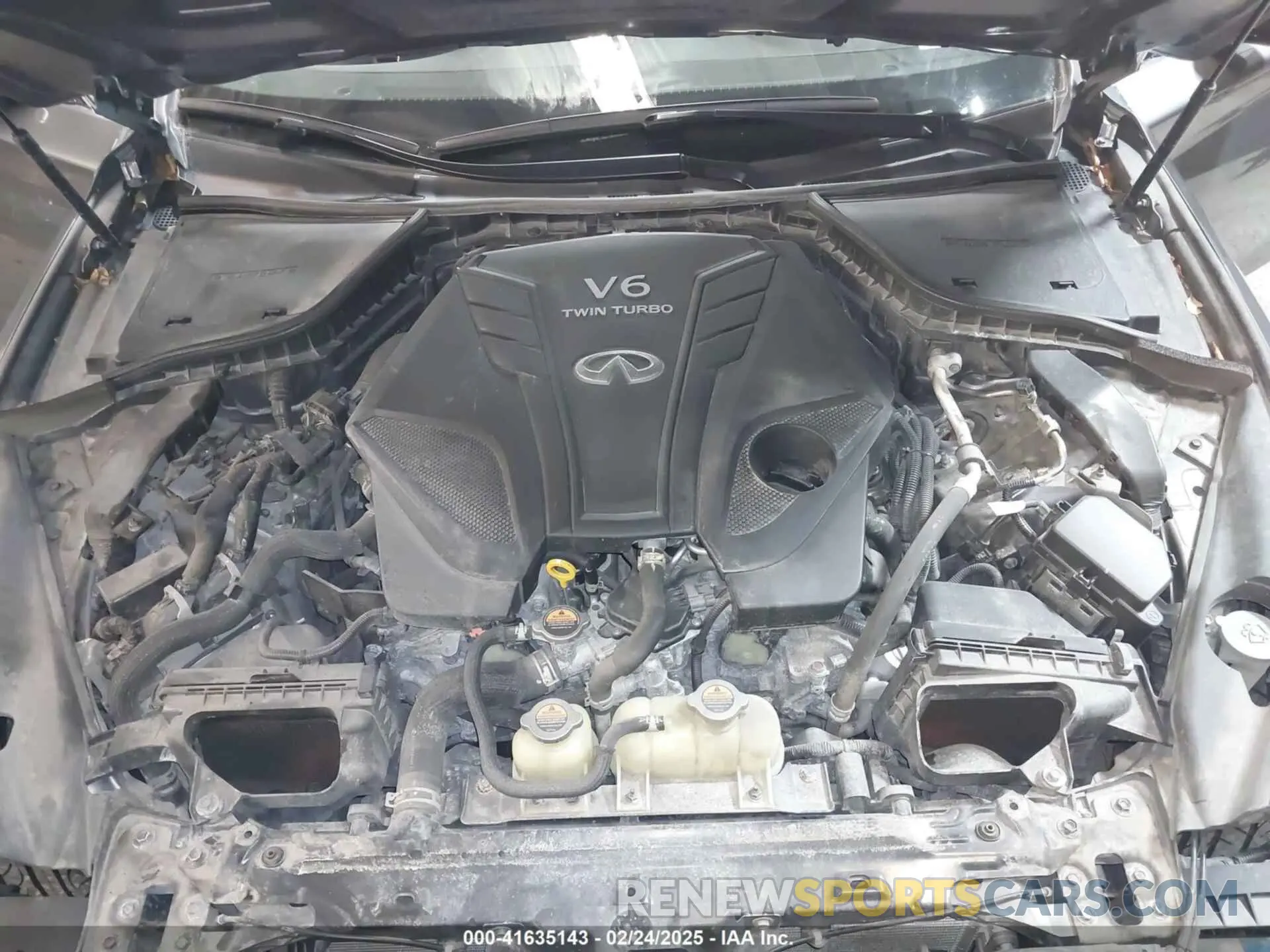 10 fotografías del automóvil dañado JN1FV7DR9NM390385 INFINITI Q50 2022