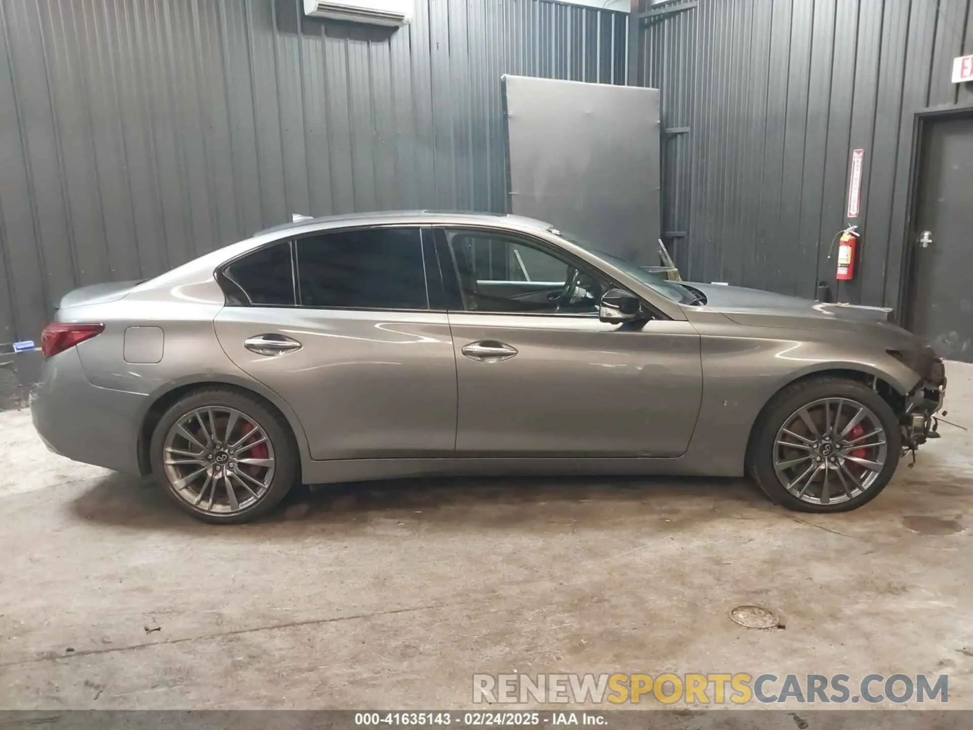 14 fotografías del automóvil dañado JN1FV7DR9NM390385 INFINITI Q50 2022