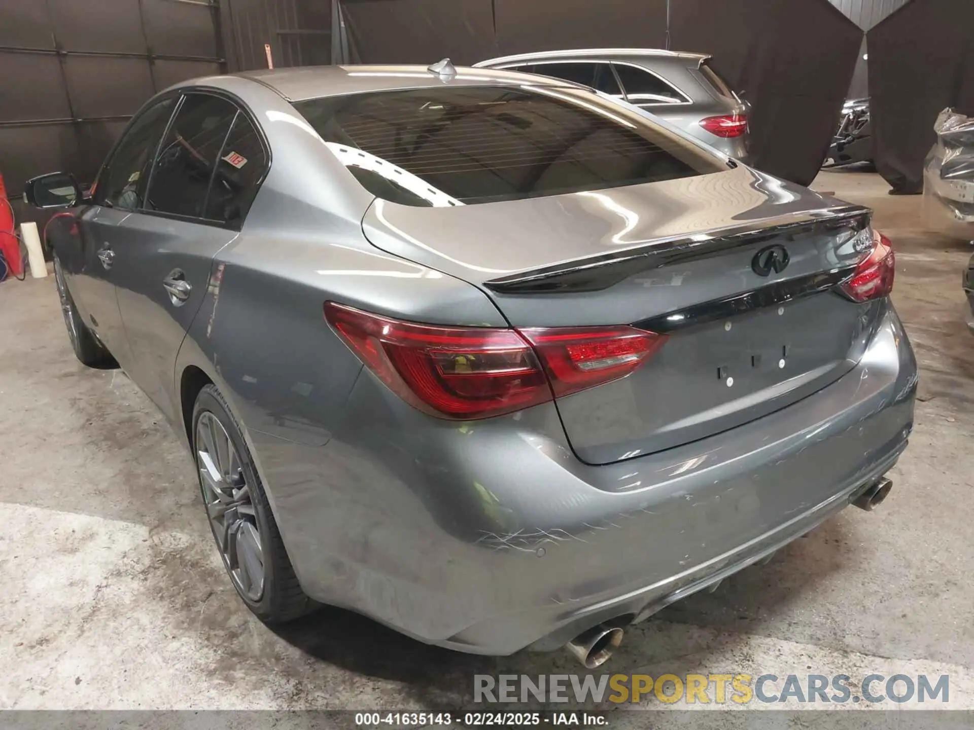 3 fotografías del automóvil dañado JN1FV7DR9NM390385 INFINITI Q50 2022