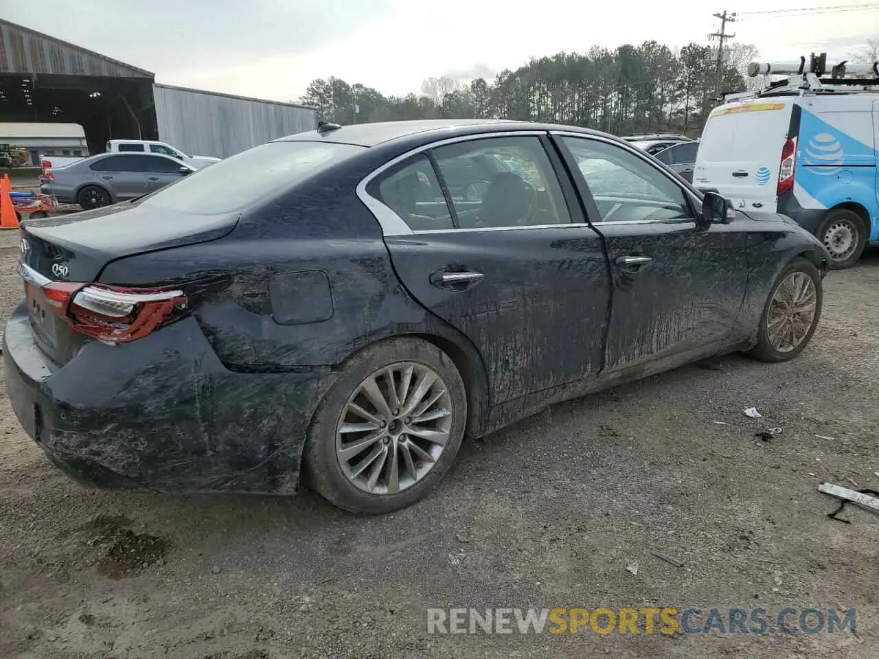 3 fotografías del automóvil dañado JN1EV7BP5PM510800 INFINITI Q50 2023