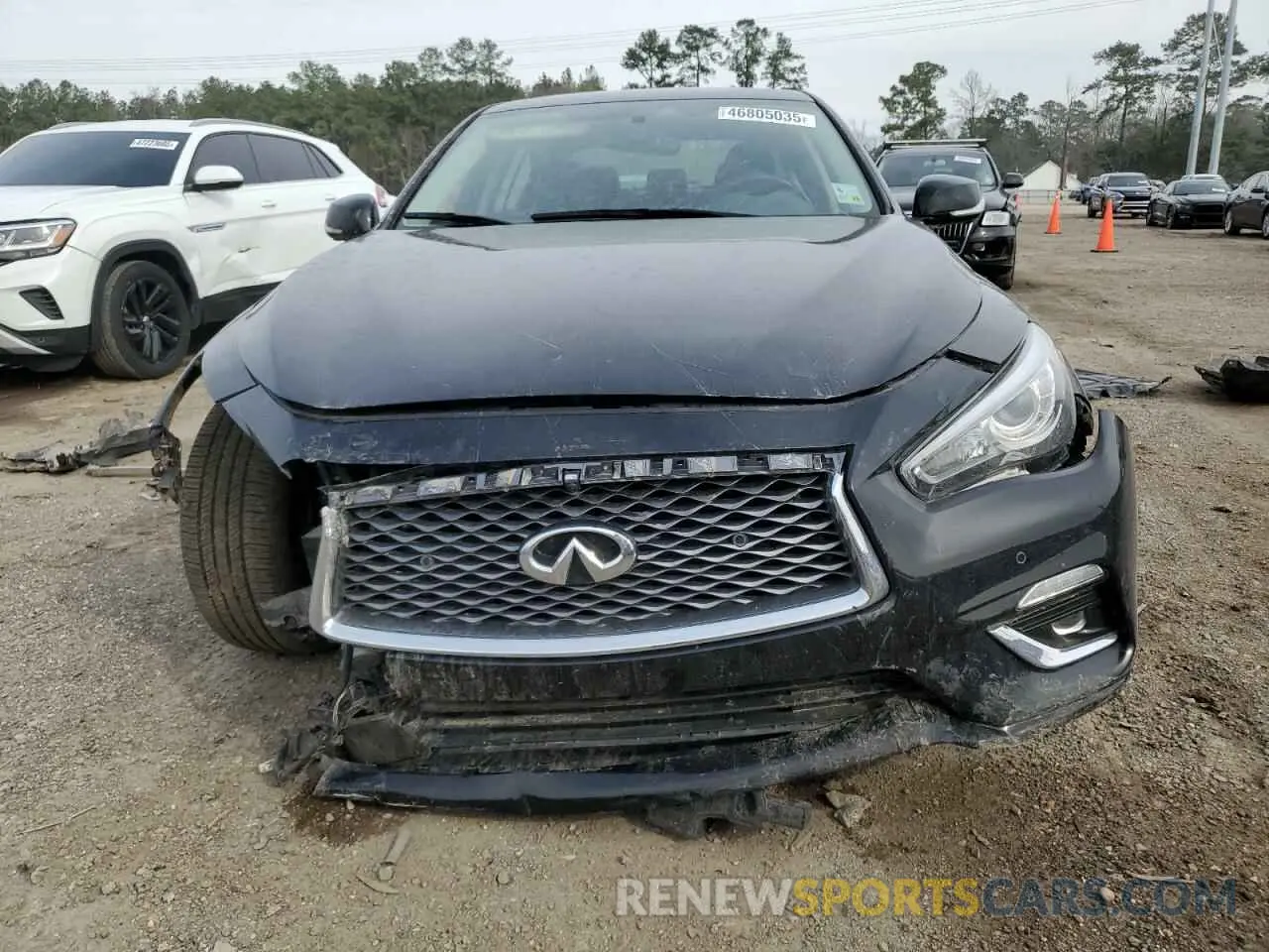 5 fotografías del automóvil dañado JN1EV7BP5PM510800 INFINITI Q50 2023