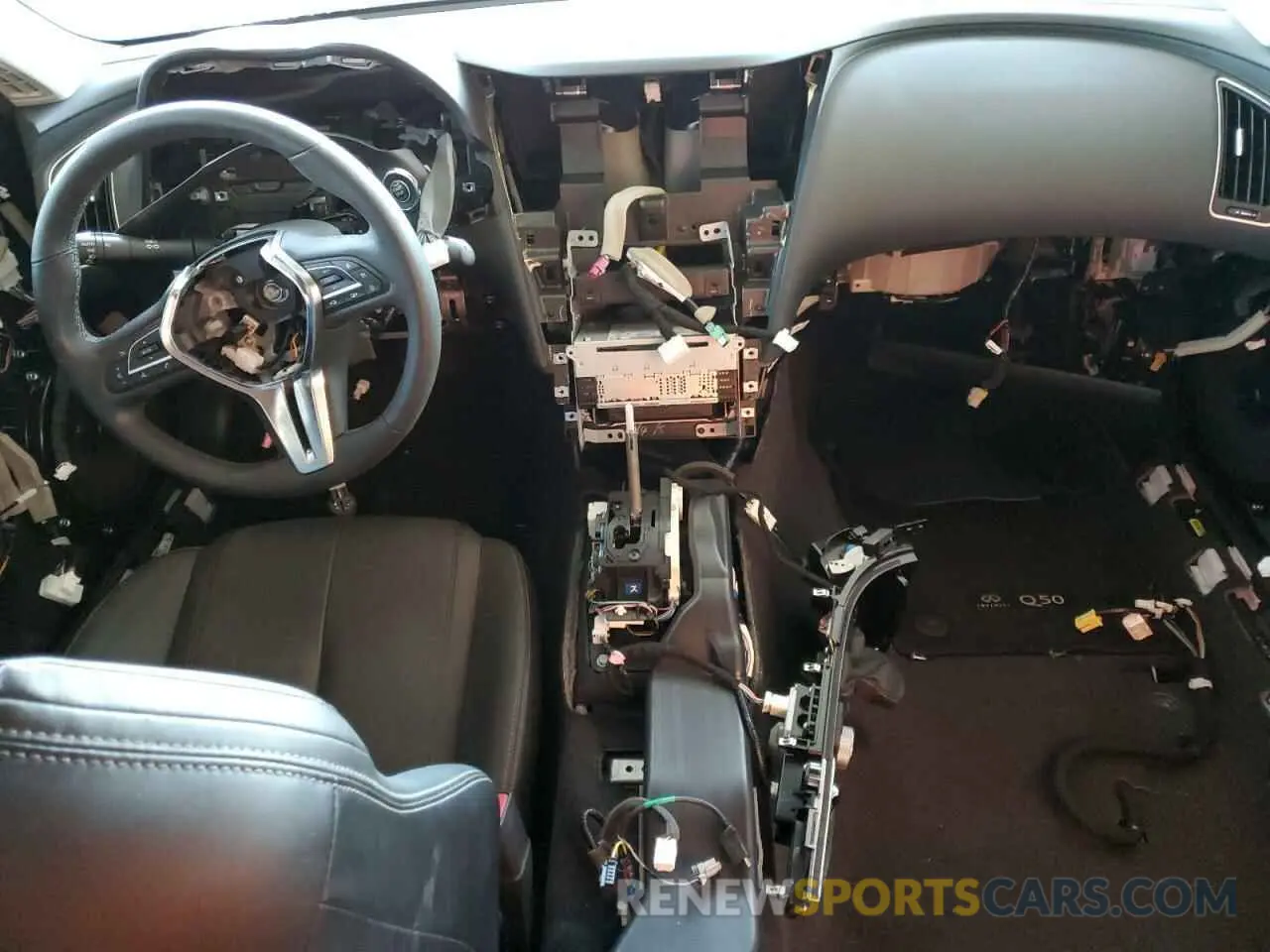8 fotografías del automóvil dañado JN1EV7BP9PM510525 INFINITI Q50 2023