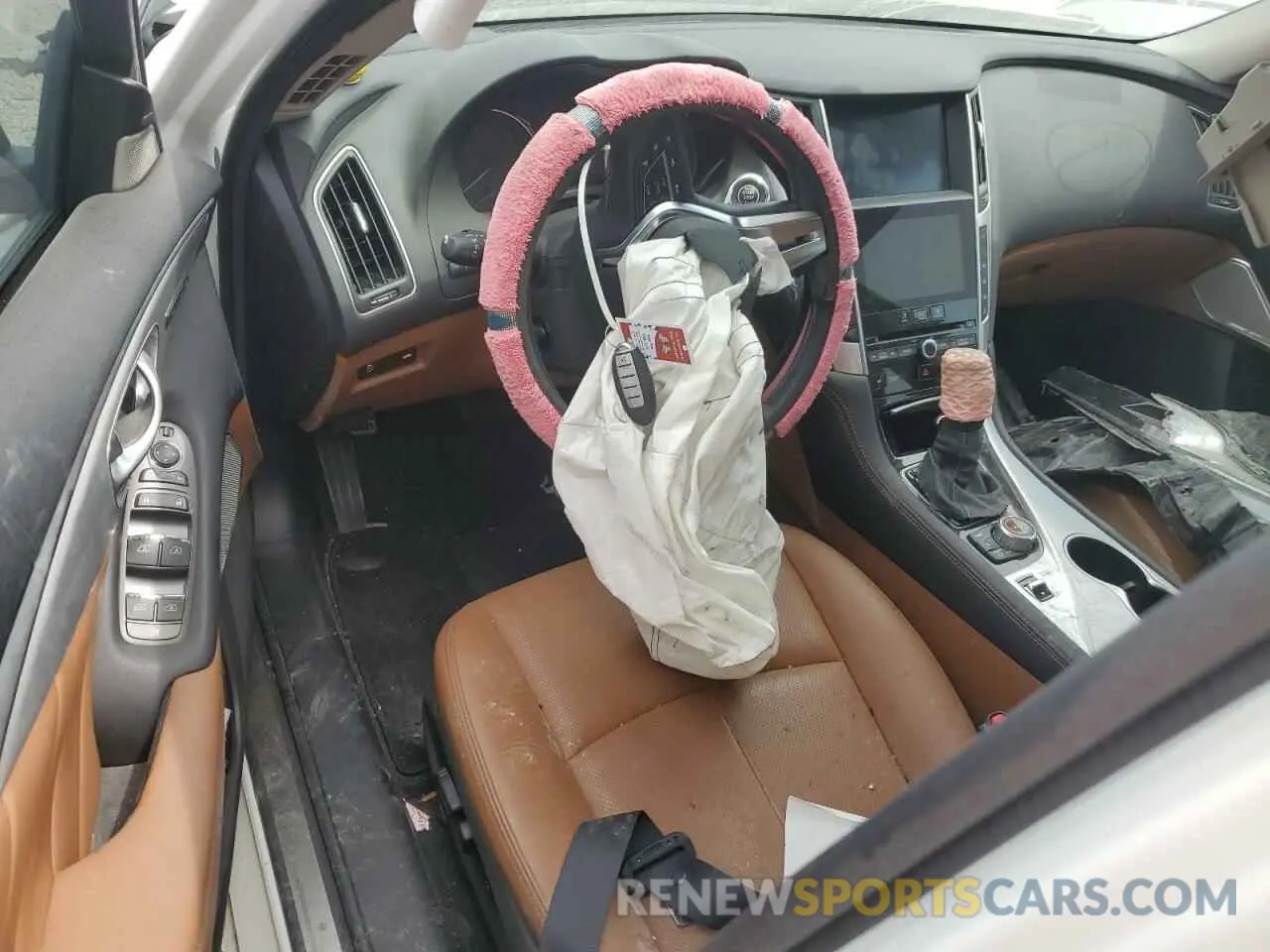 8 fotografías del automóvil dañado JN1EV7BP9PM512260 INFINITI Q50 2023