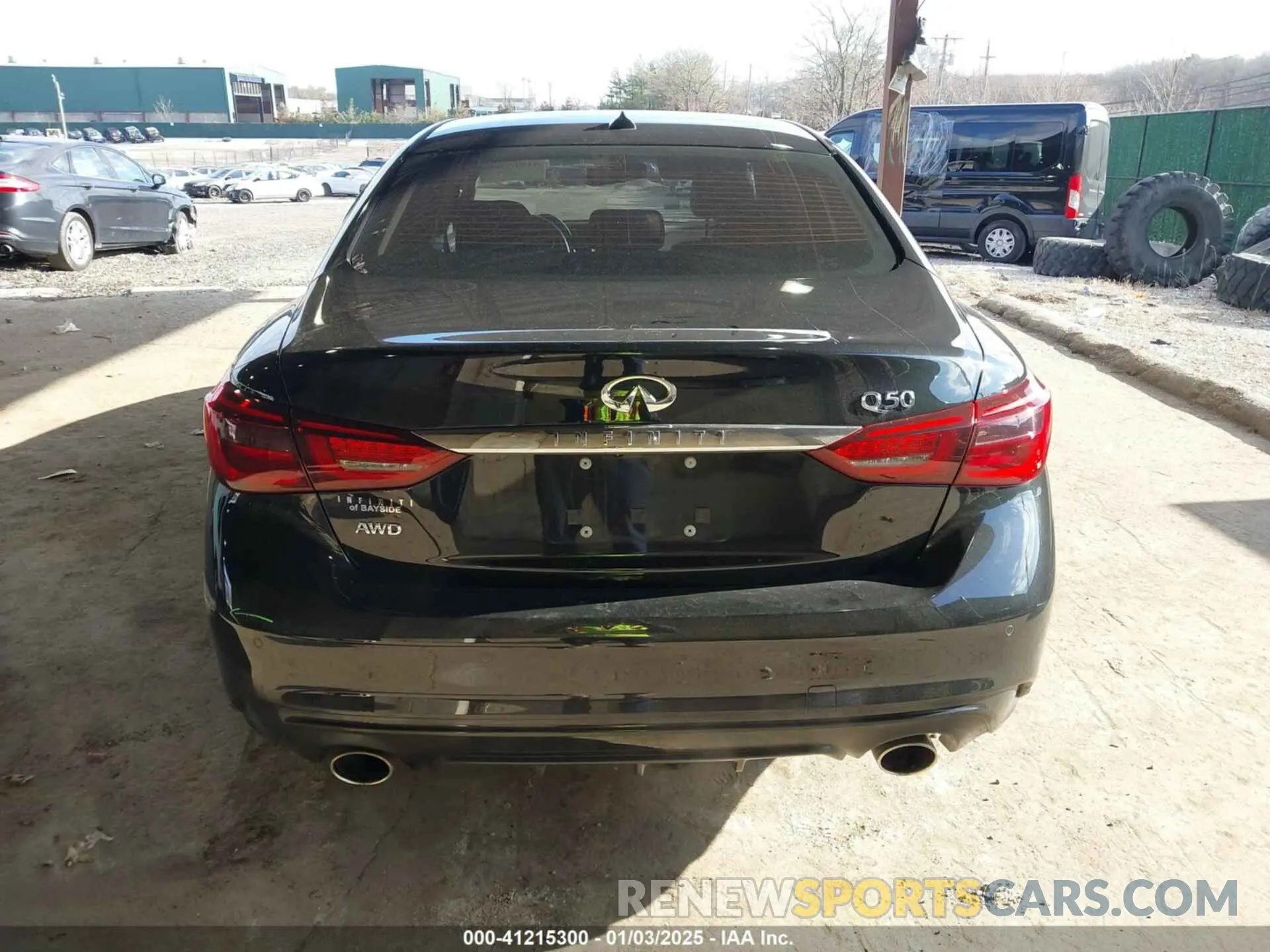 17 fotografías del automóvil dañado JN1EV7BR0PM542376 INFINITI Q50 2023