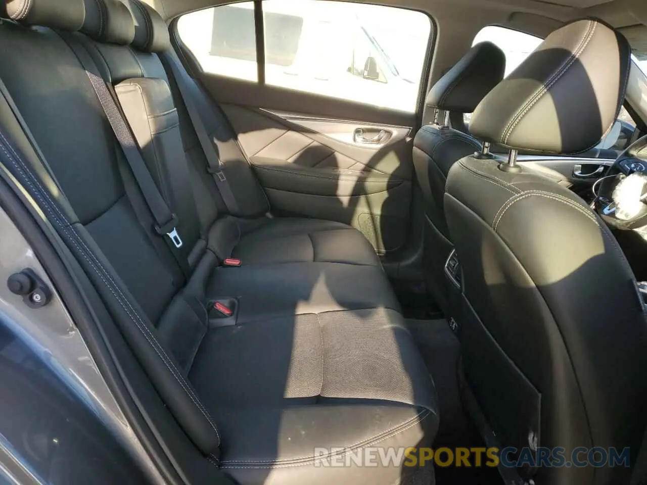 10 fotografías del automóvil dañado JN1EV7BR1PM543228 INFINITI Q50 2023