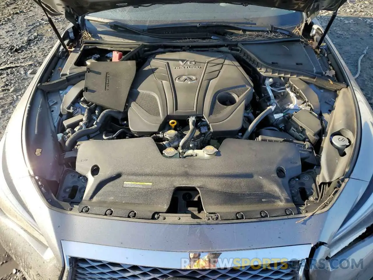 11 fotografías del automóvil dañado JN1EV7BR1PM543228 INFINITI Q50 2023