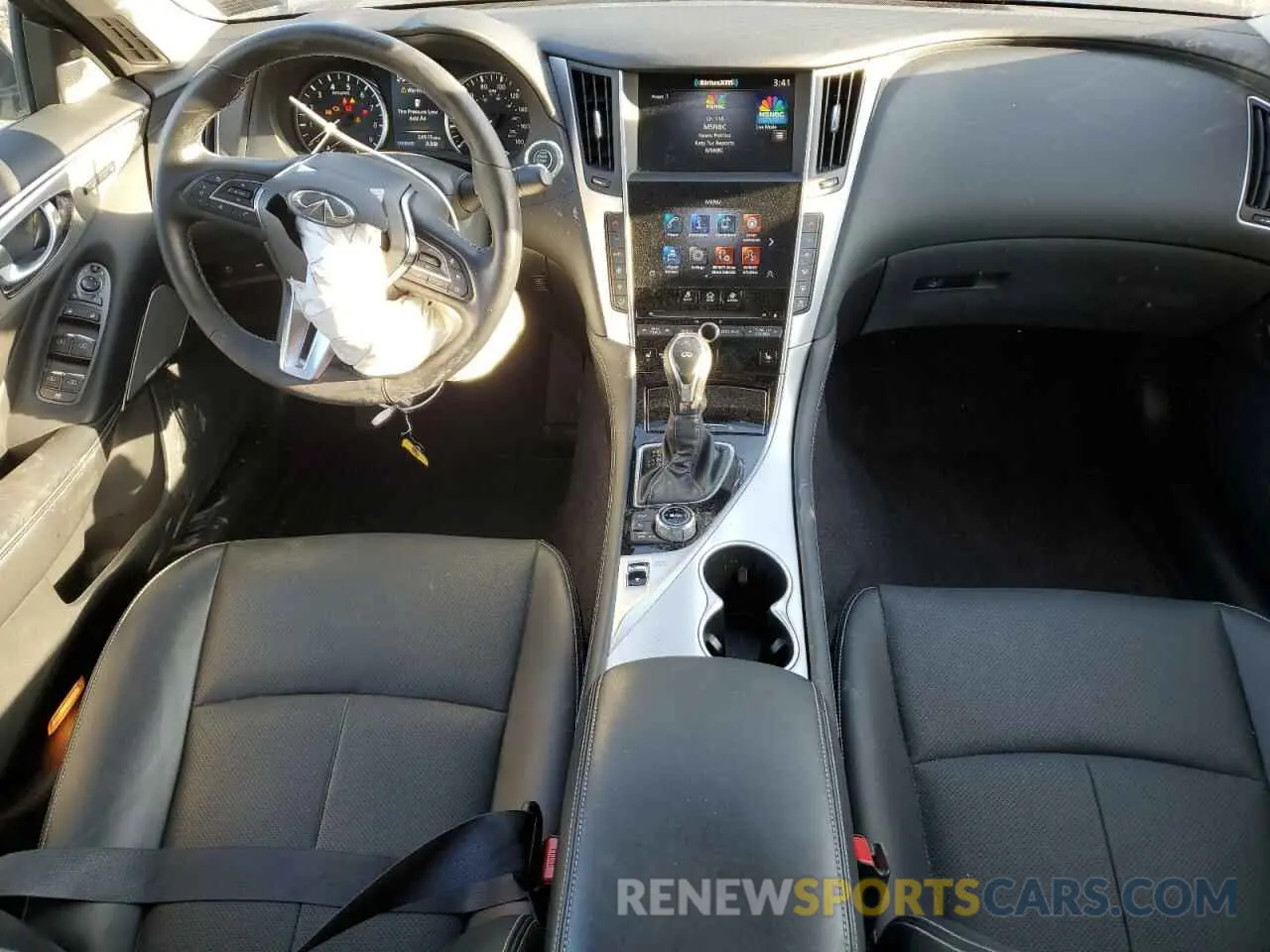 8 fotografías del automóvil dañado JN1EV7BR1PM543228 INFINITI Q50 2023