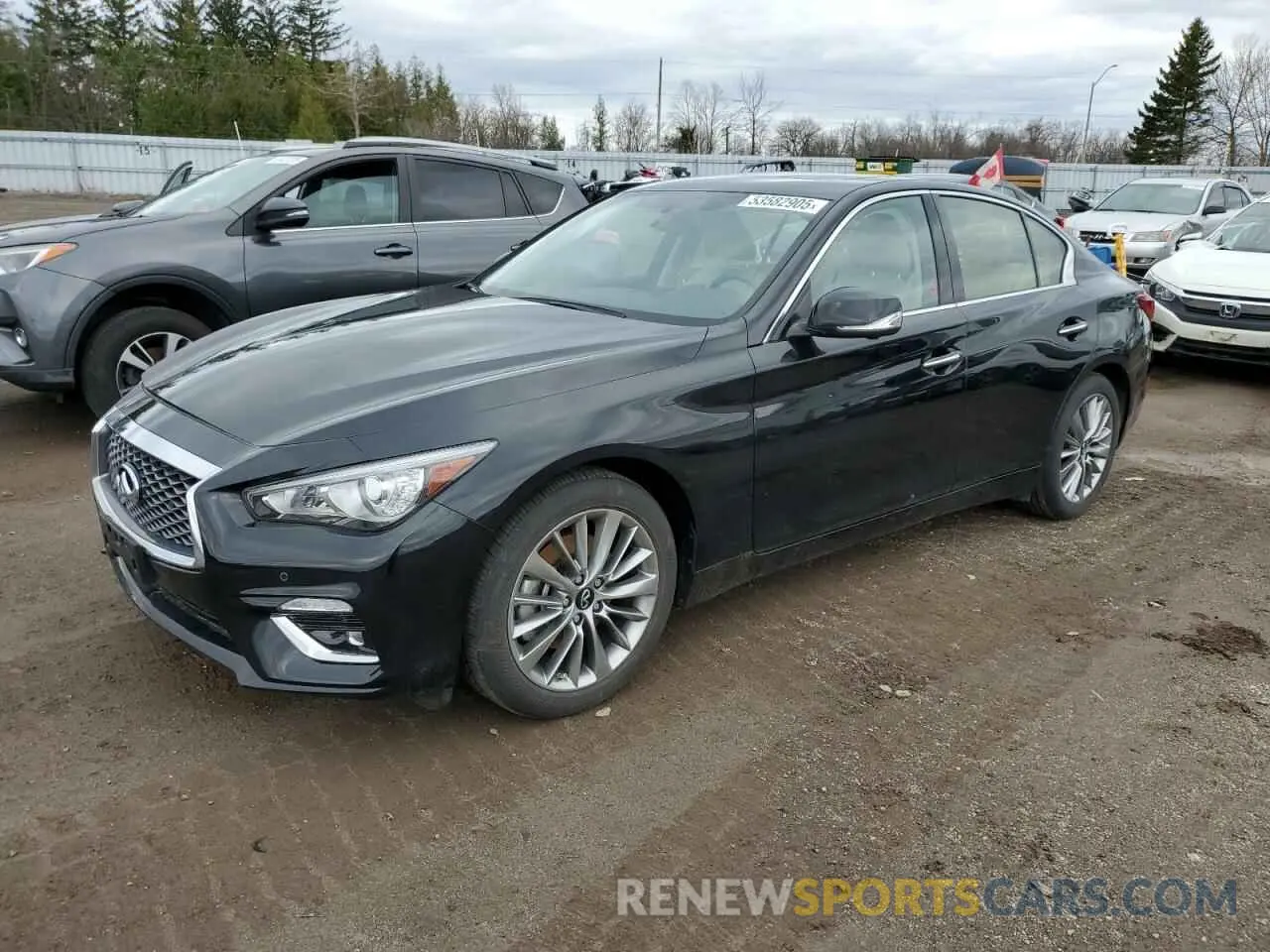 1 fotografías del automóvil dañado JN1EV7BR1PM543584 INFINITI Q50 2023