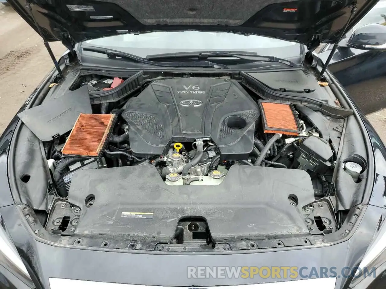 11 fotografías del automóvil dañado JN1EV7BR1PM543584 INFINITI Q50 2023