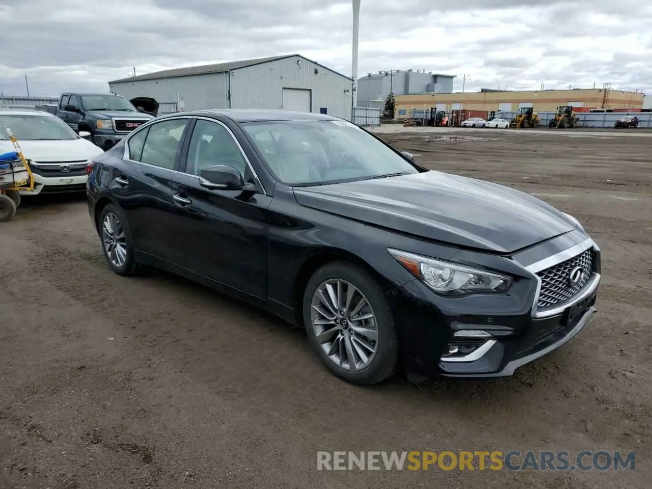 4 fotografías del automóvil dañado JN1EV7BR1PM543584 INFINITI Q50 2023