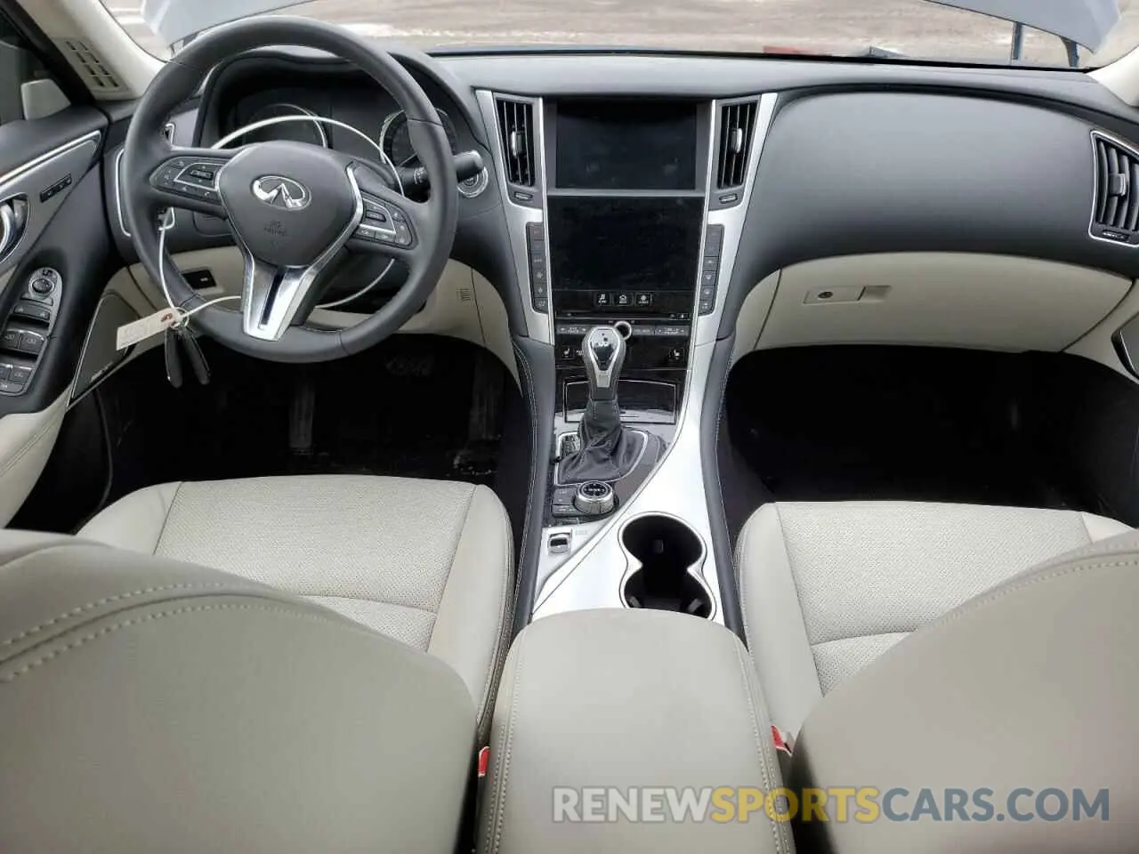 8 fotografías del automóvil dañado JN1EV7BR1PM543584 INFINITI Q50 2023