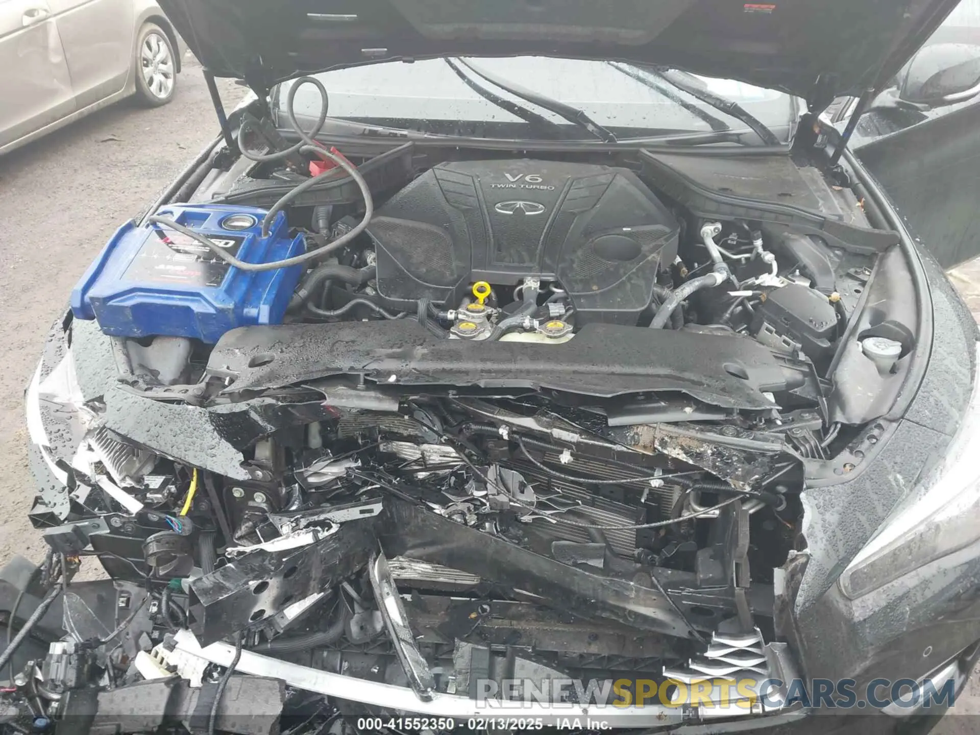 10 fotografías del automóvil dañado JN1EV7BR2PM541150 INFINITI Q50 2023