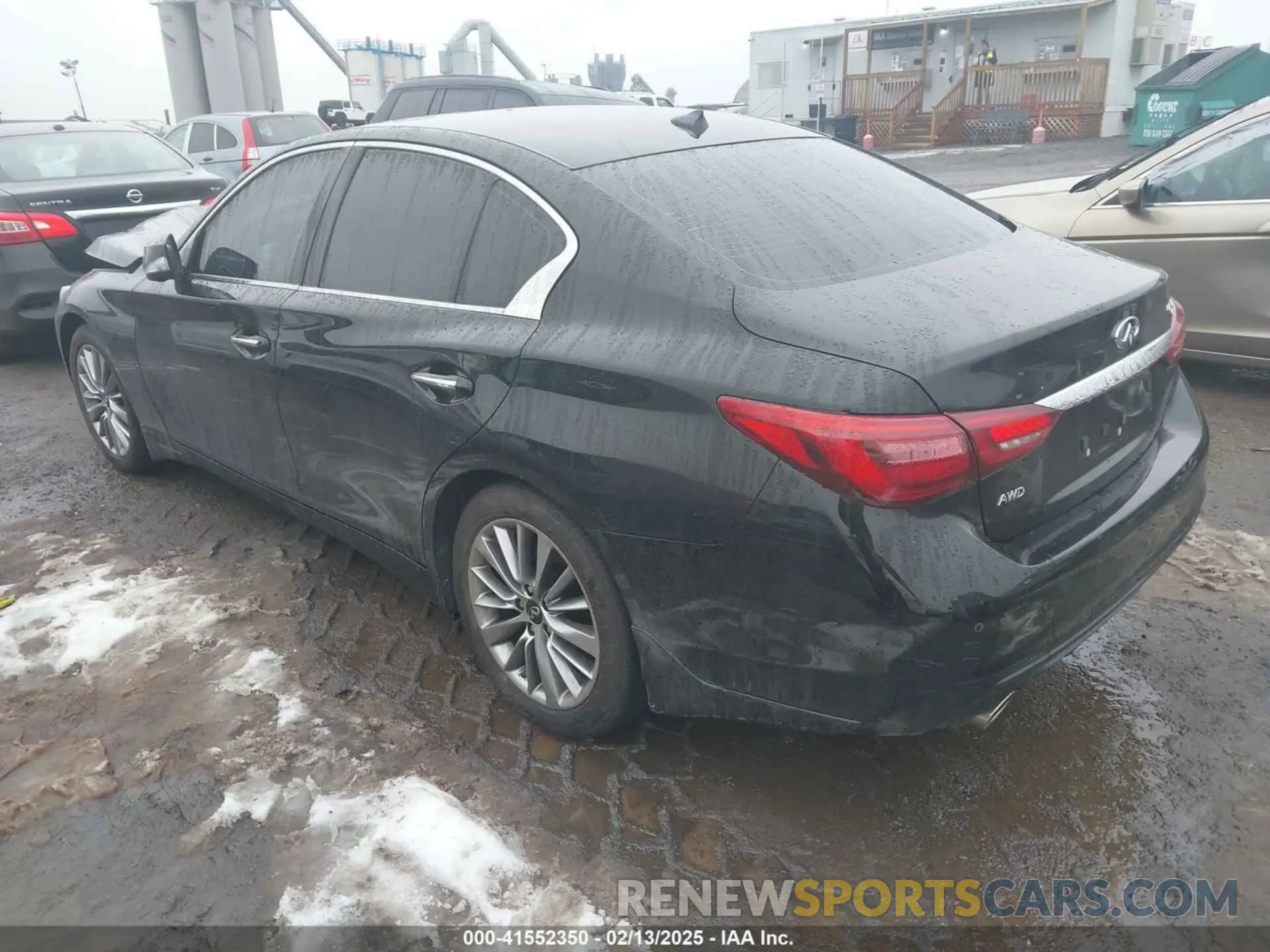 3 fotografías del automóvil dañado JN1EV7BR2PM541150 INFINITI Q50 2023