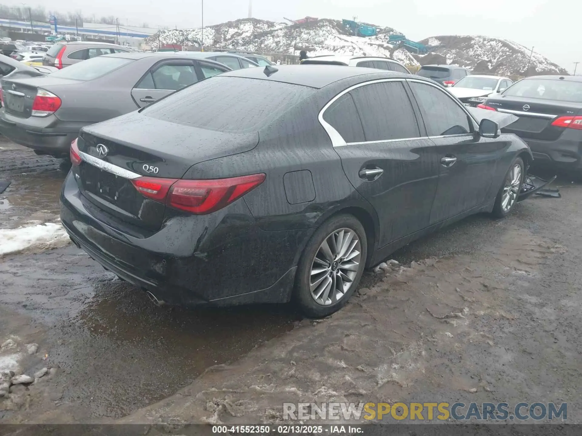 4 fotografías del automóvil dañado JN1EV7BR2PM541150 INFINITI Q50 2023
