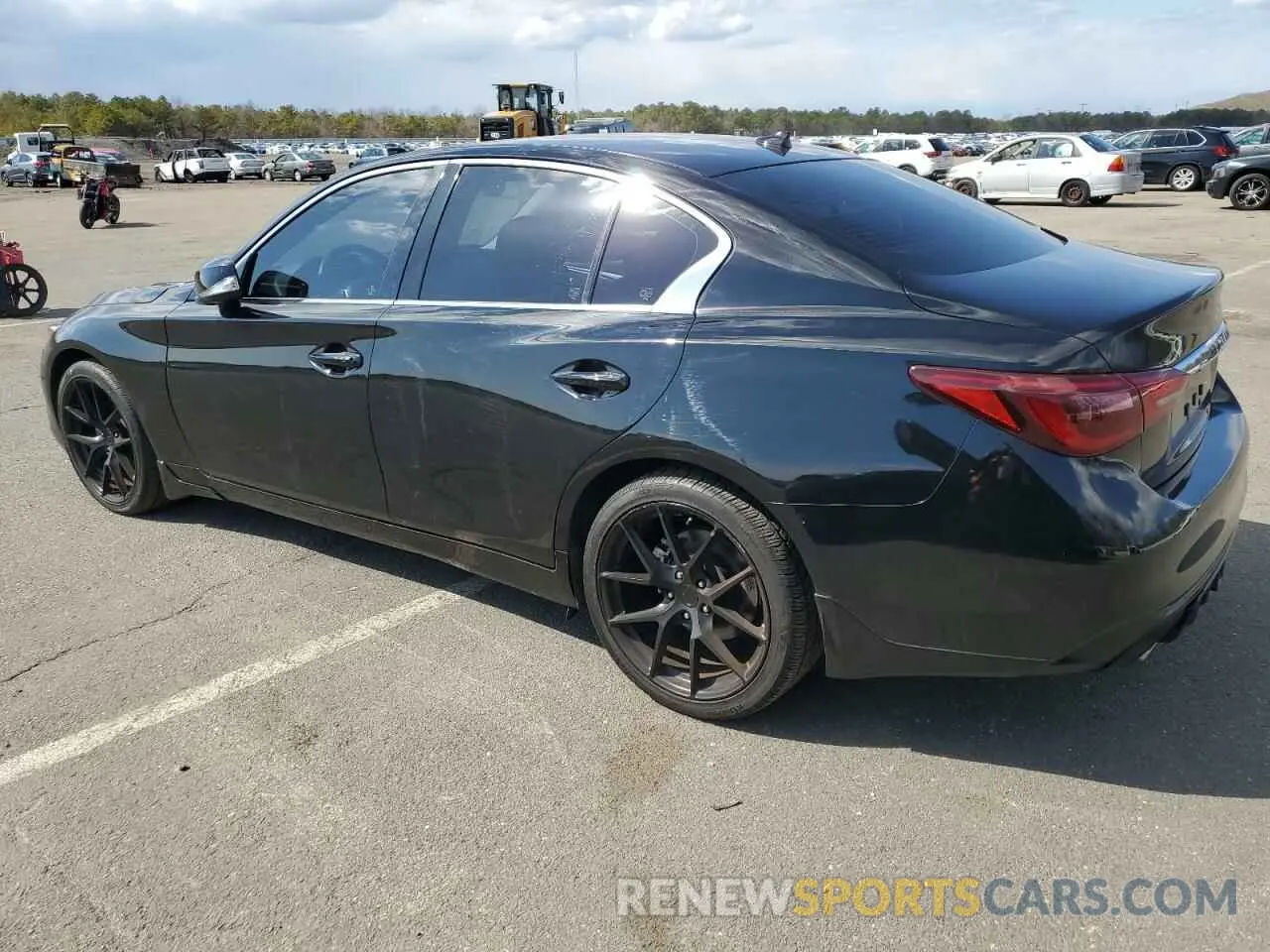 2 fotografías del automóvil dañado JN1EV7BR8PM540942 INFINITI Q50 2023