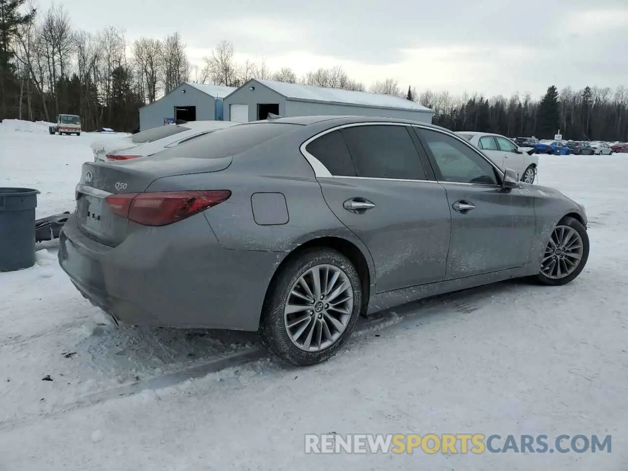 3 fotografías del automóvil dañado JN1EV7BR9PM540920 INFINITI Q50 2023
