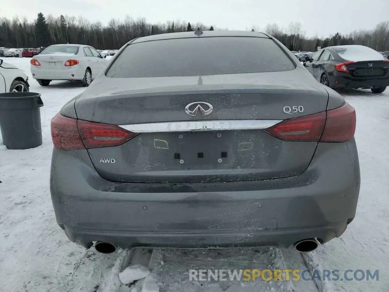 6 fotografías del automóvil dañado JN1EV7BR9PM540920 INFINITI Q50 2023