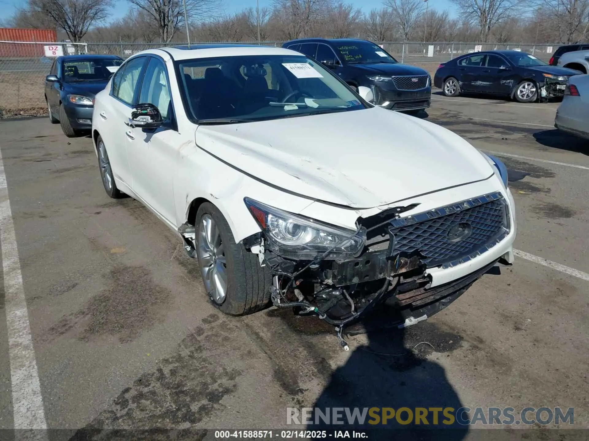 1 fotografías del automóvil dañado JN1EV7BRXPM542112 INFINITI Q50 2023