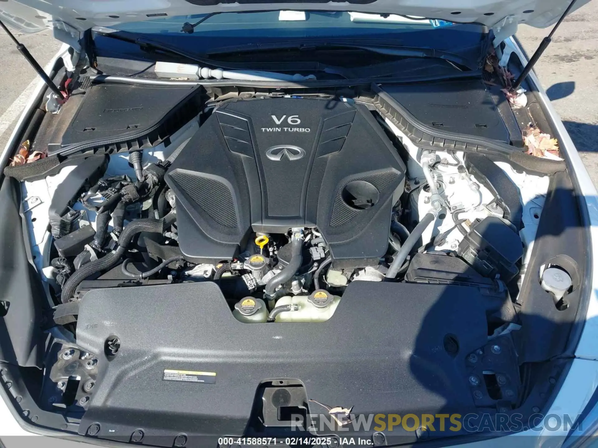 10 fotografías del automóvil dañado JN1EV7BRXPM542112 INFINITI Q50 2023