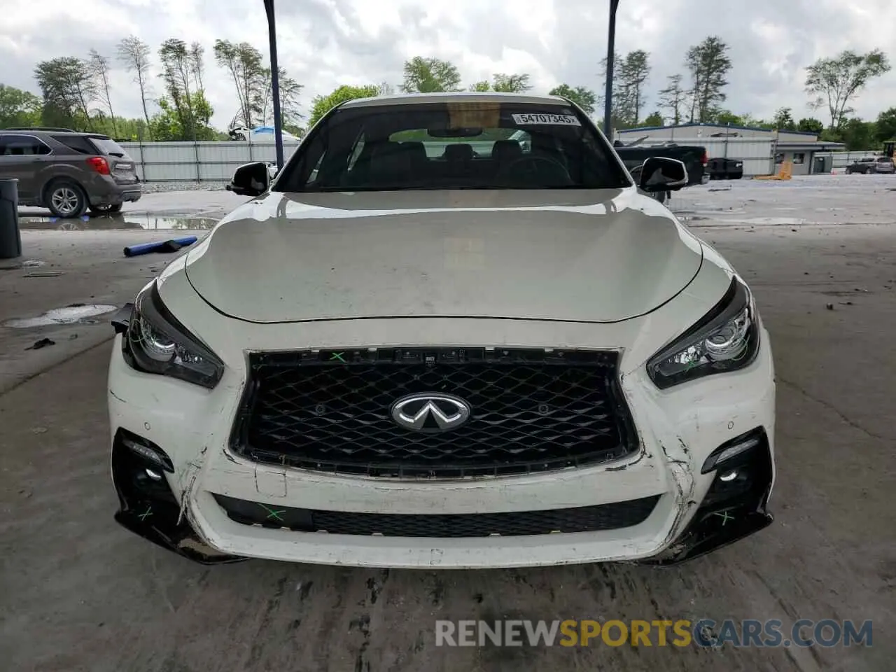 5 fotografías del automóvil dañado JN1EV7CP4PM510947 INFINITI Q50 2023