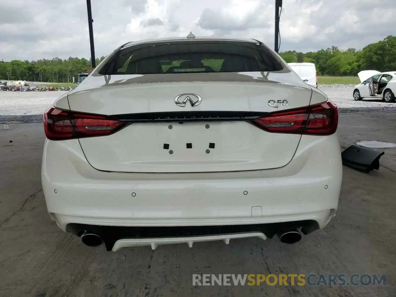 6 fotografías del automóvil dañado JN1EV7CP4PM510947 INFINITI Q50 2023