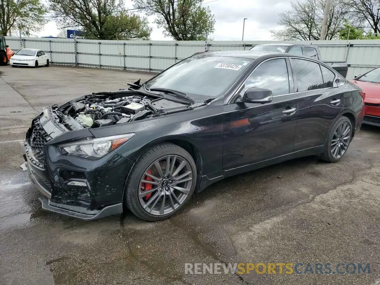 1 fotografías del automóvil dañado JN1FV7DR0PM590252 INFINITI Q50 2023