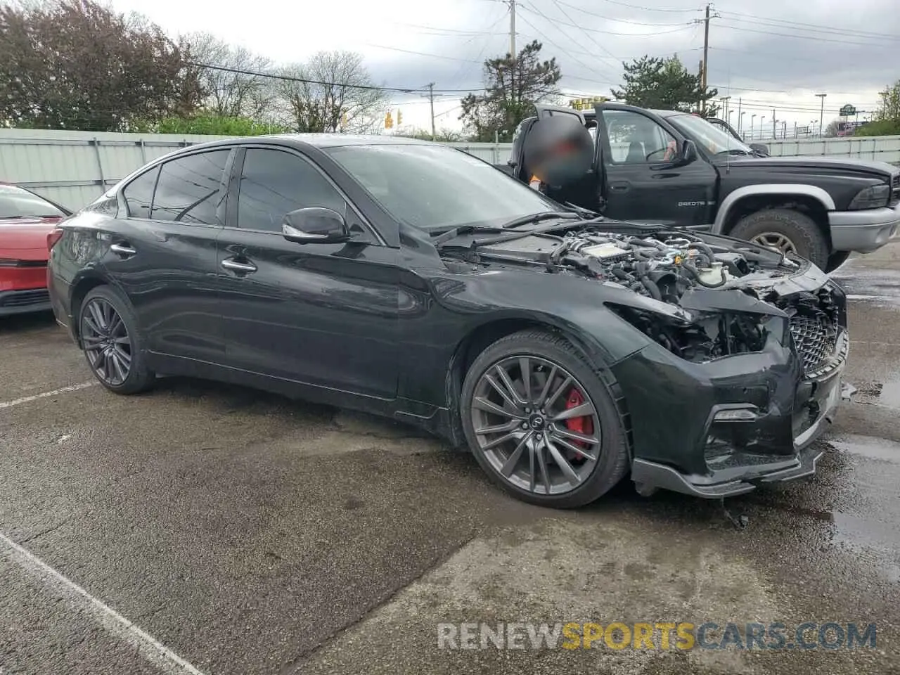 4 fotografías del automóvil dañado JN1FV7DR0PM590252 INFINITI Q50 2023