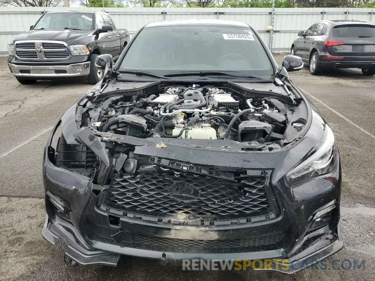 5 fotografías del automóvil dañado JN1FV7DR0PM590252 INFINITI Q50 2023