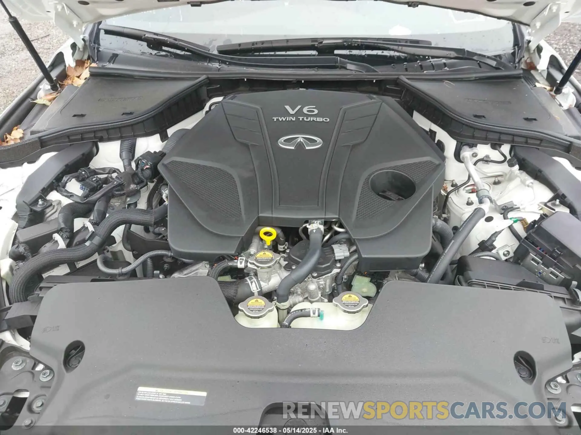 10 fotografías del automóvil dañado JN1FV7DR8PM590919 INFINITI Q50 2023