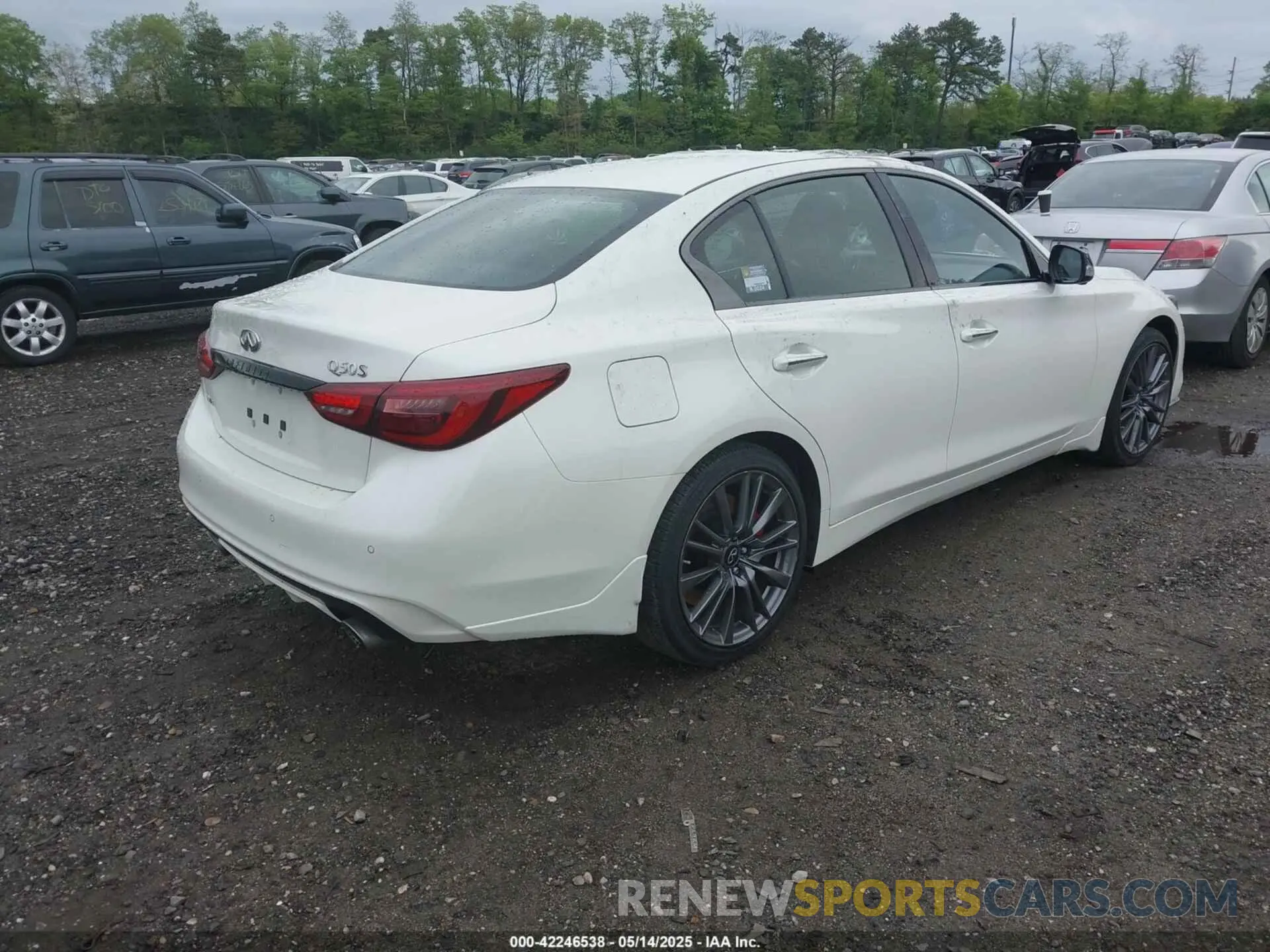 4 fotografías del automóvil dañado JN1FV7DR8PM590919 INFINITI Q50 2023
