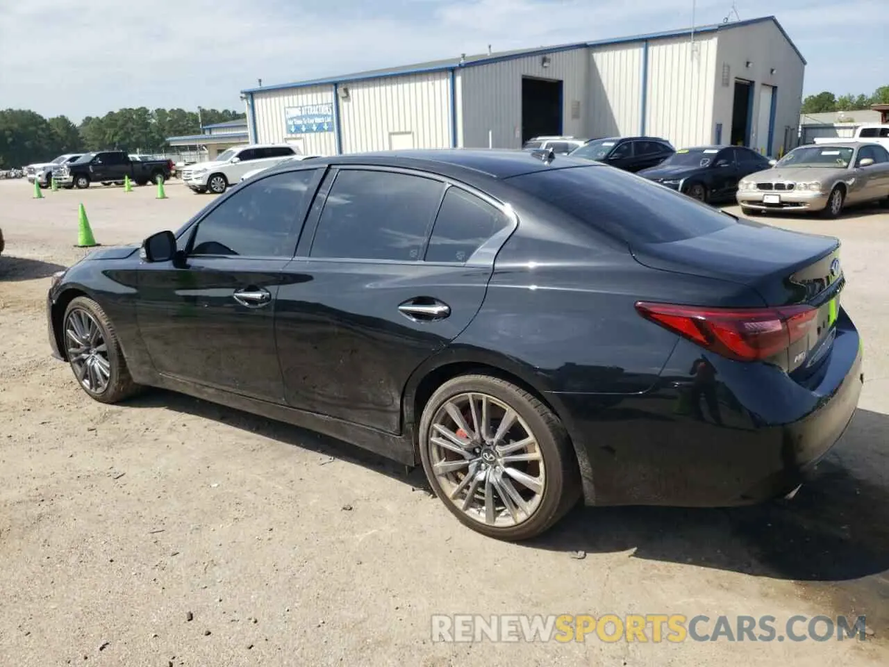 2 fotografías del automóvil dañado JN1FV7DRXPM590873 INFINITI Q50 2023