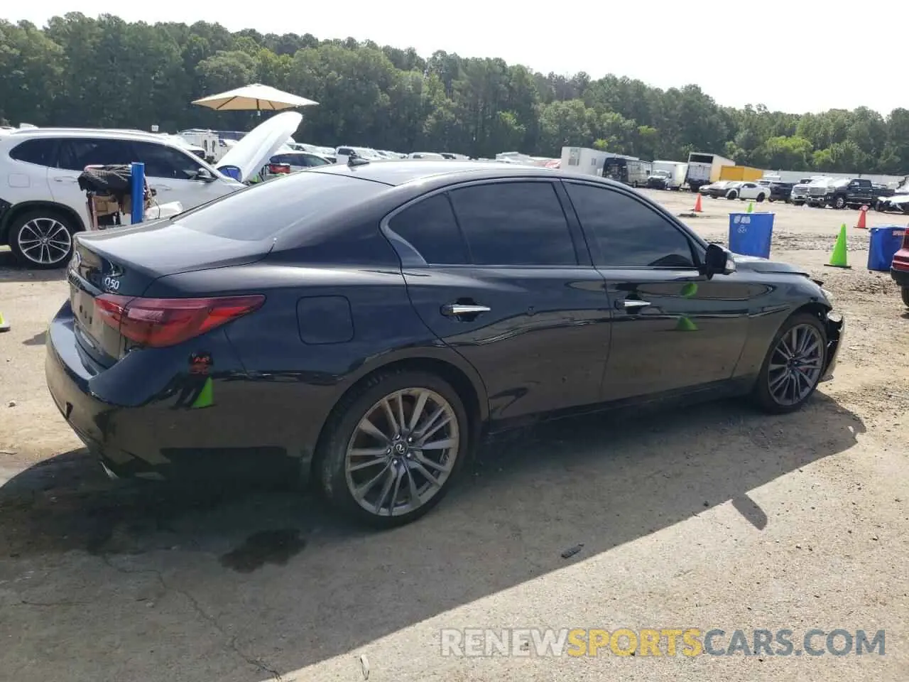 3 fotografías del automóvil dañado JN1FV7DRXPM590873 INFINITI Q50 2023