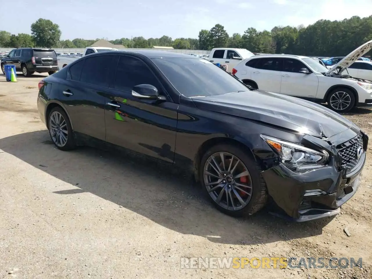 4 fotografías del automóvil dañado JN1FV7DRXPM590873 INFINITI Q50 2023