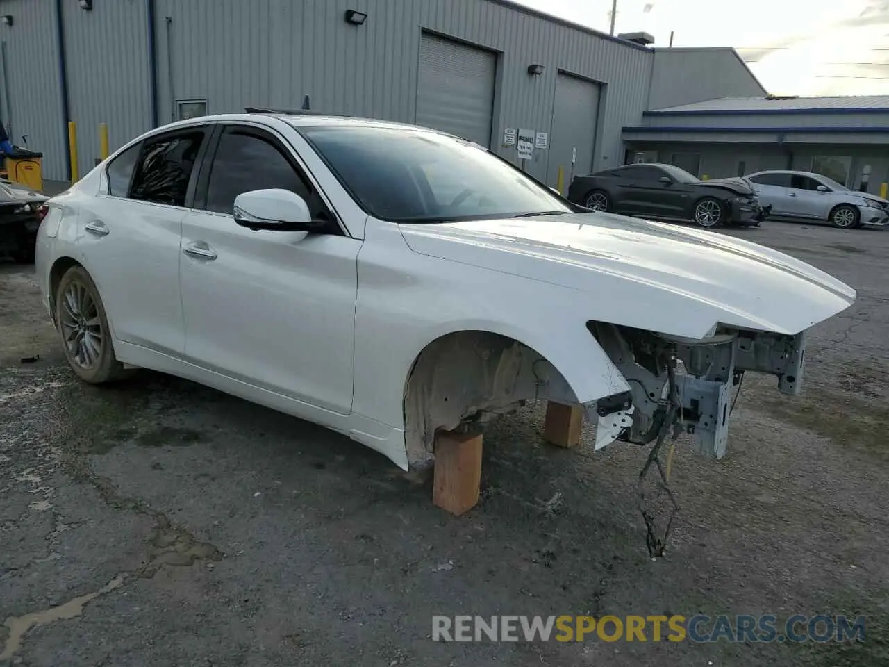 4 fotografías del automóvil dañado JN1EV7BP4RM600670 INFINITI Q50 2024
