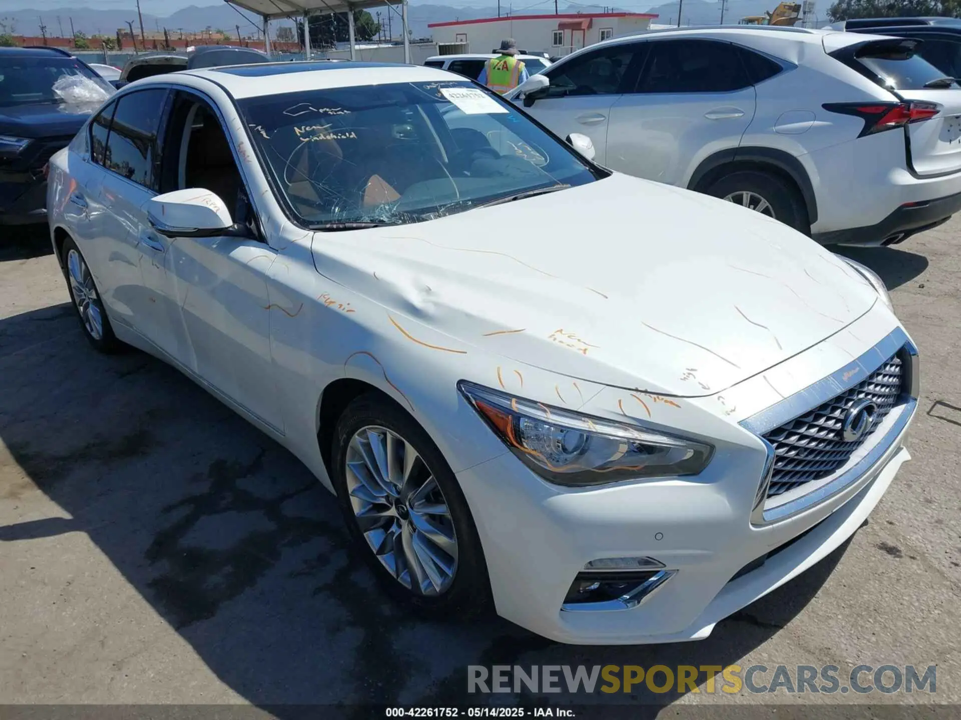 1 fotografías del automóvil dañado JN1EV7BP5RM601925 INFINITI Q50 2024