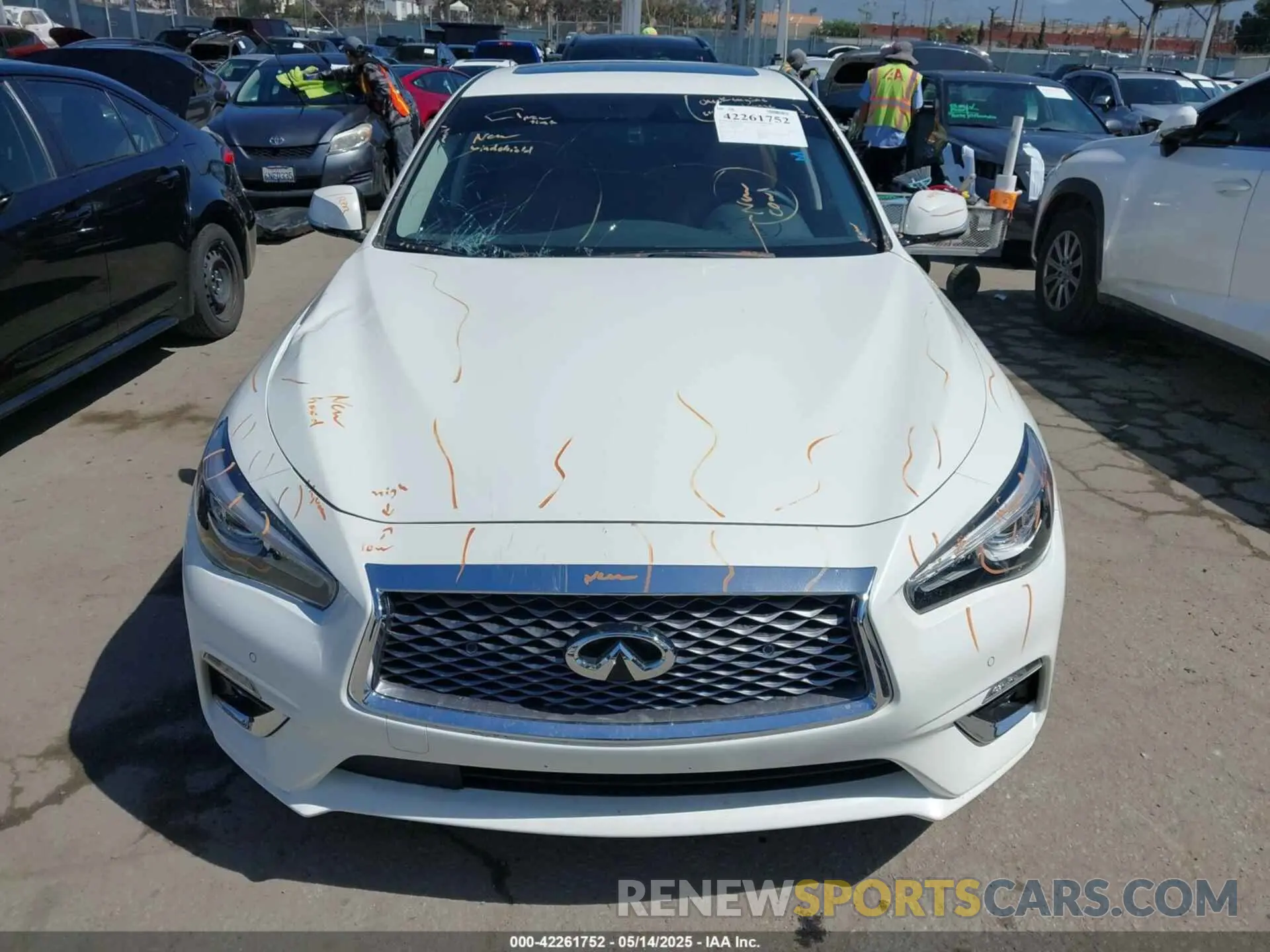 12 fotografías del automóvil dañado JN1EV7BP5RM601925 INFINITI Q50 2024