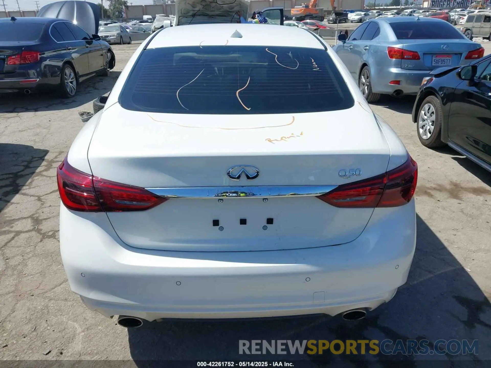 16 fotografías del automóvil dañado JN1EV7BP5RM601925 INFINITI Q50 2024