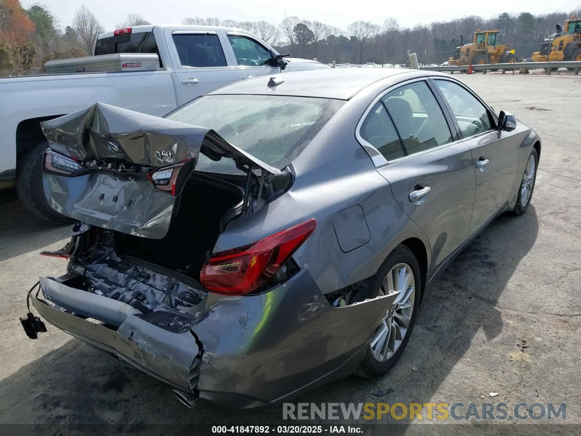 4 fotografías del automóvil dañado JN1EV7BP6RM601271 INFINITI Q50 2024