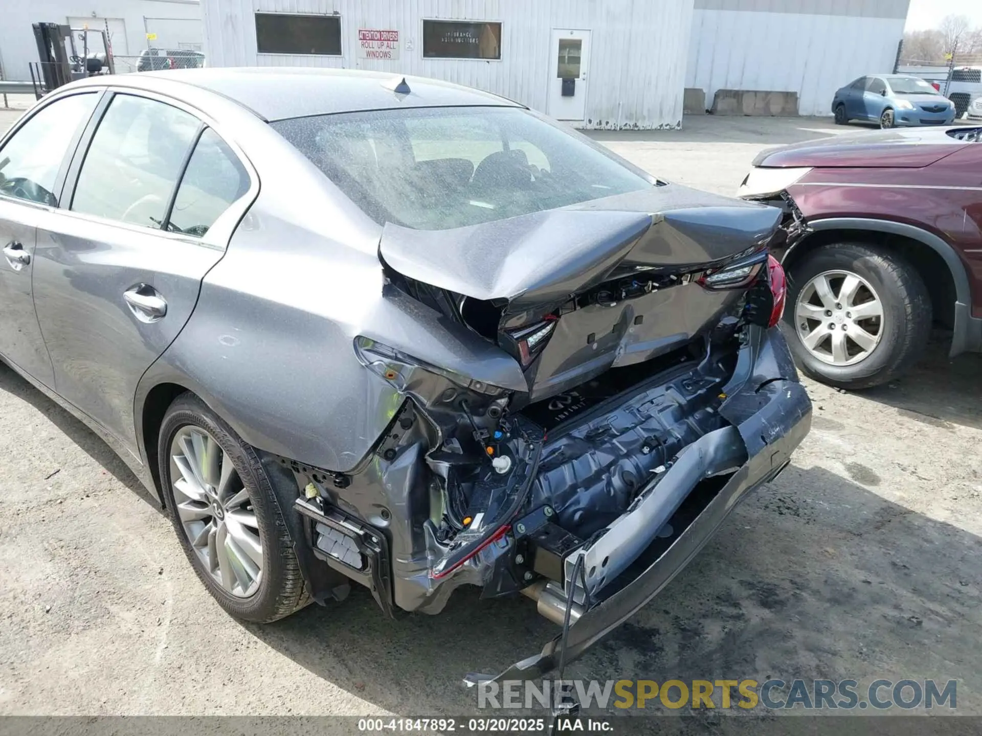 6 fotografías del automóvil dañado JN1EV7BP6RM601271 INFINITI Q50 2024