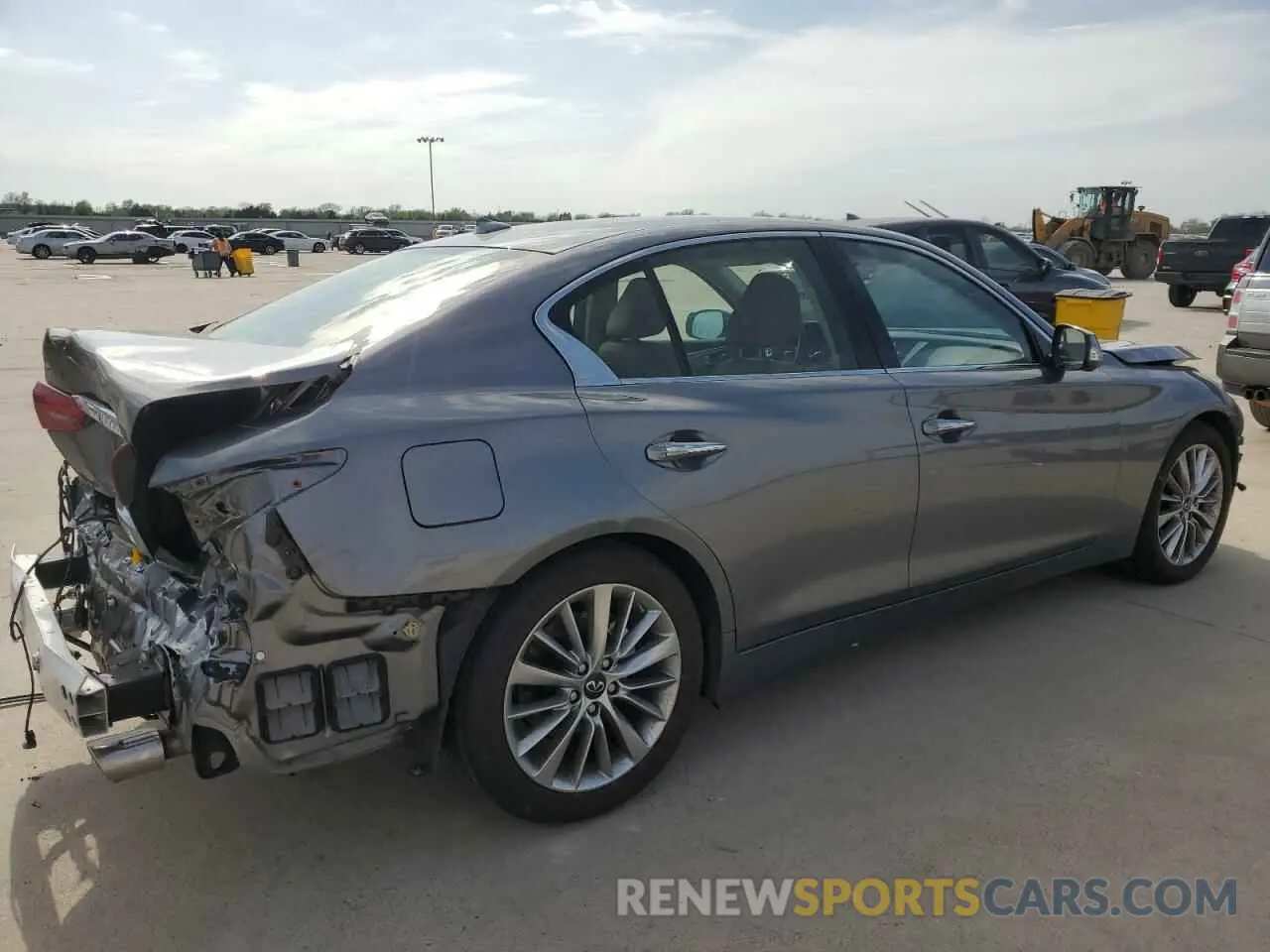 3 fotografías del automóvil dañado JN1EV7BP8RM600834 INFINITI Q50 2024
