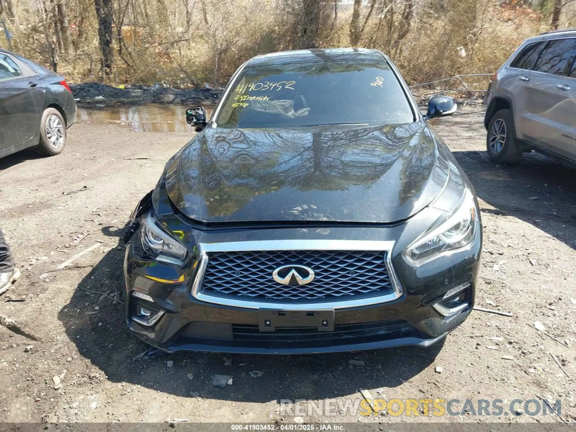 12 fotografías del automóvil dañado JN1EV7BR6RM632411 INFINITI Q50 2024