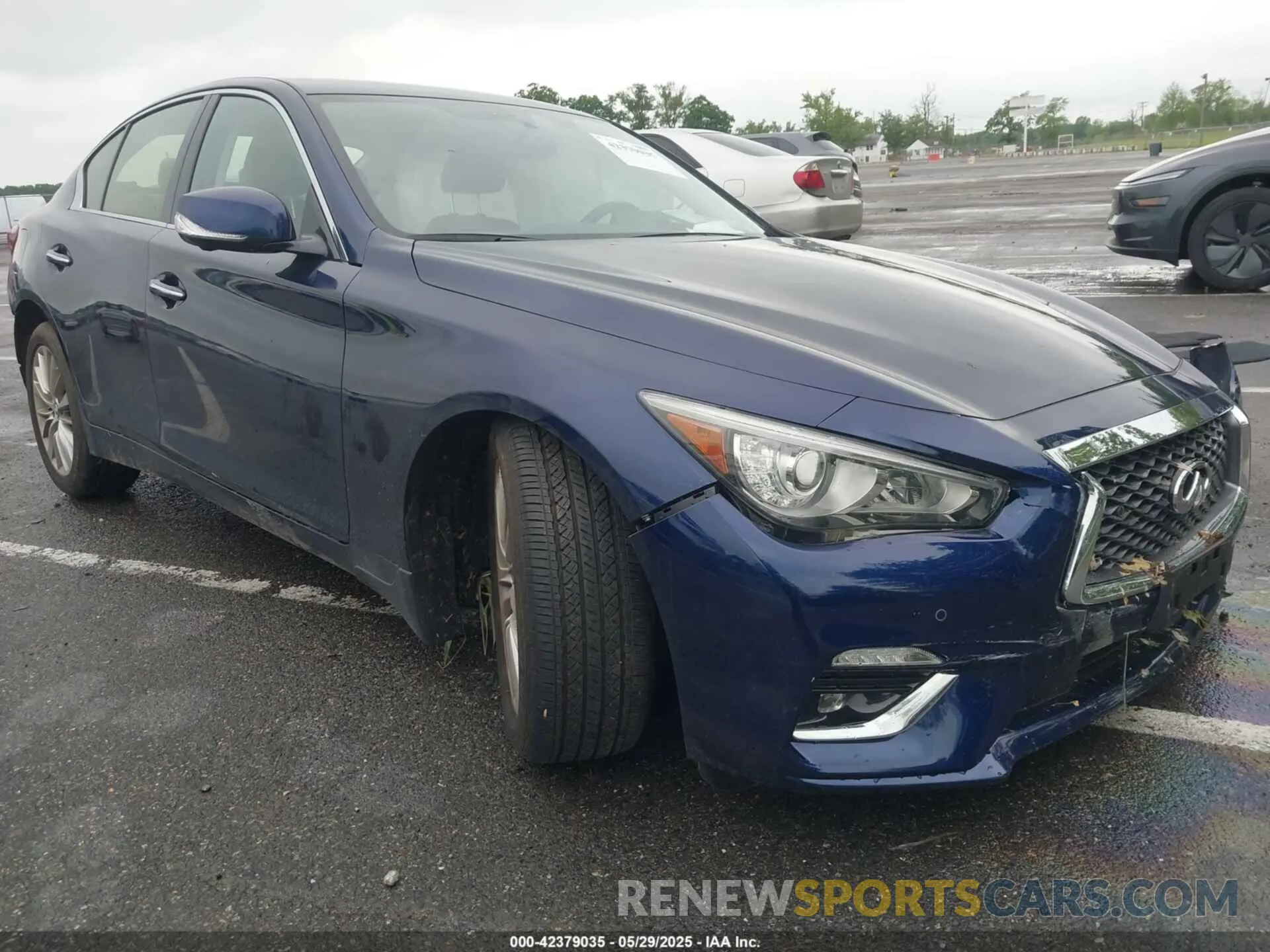 1 fotografías del automóvil dañado JN1EV7BR7RM631669 INFINITI Q50 2024