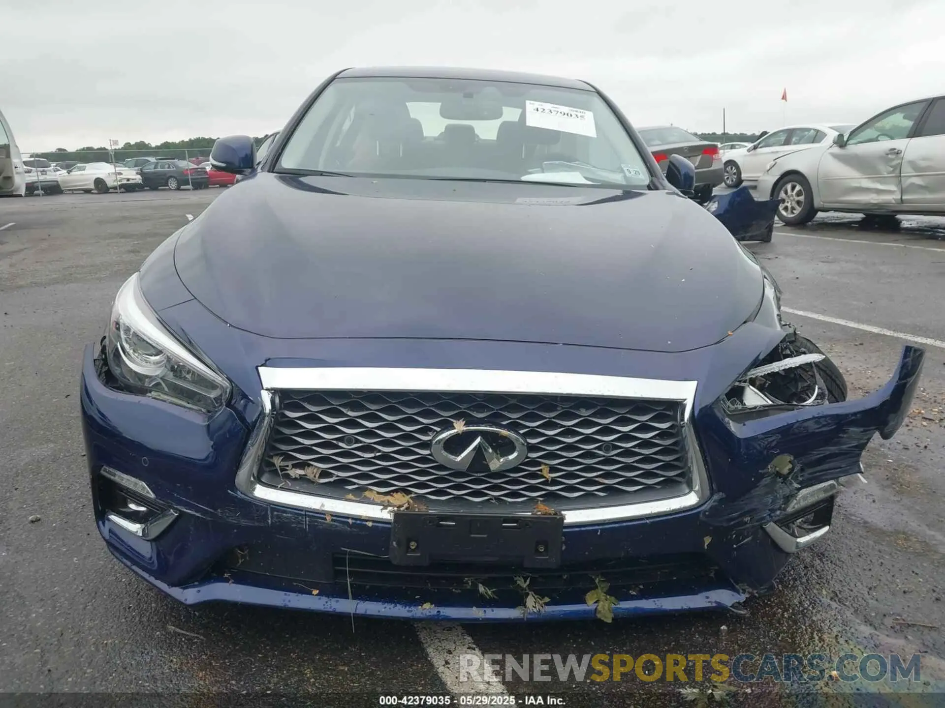 12 fotografías del automóvil dañado JN1EV7BR7RM631669 INFINITI Q50 2024