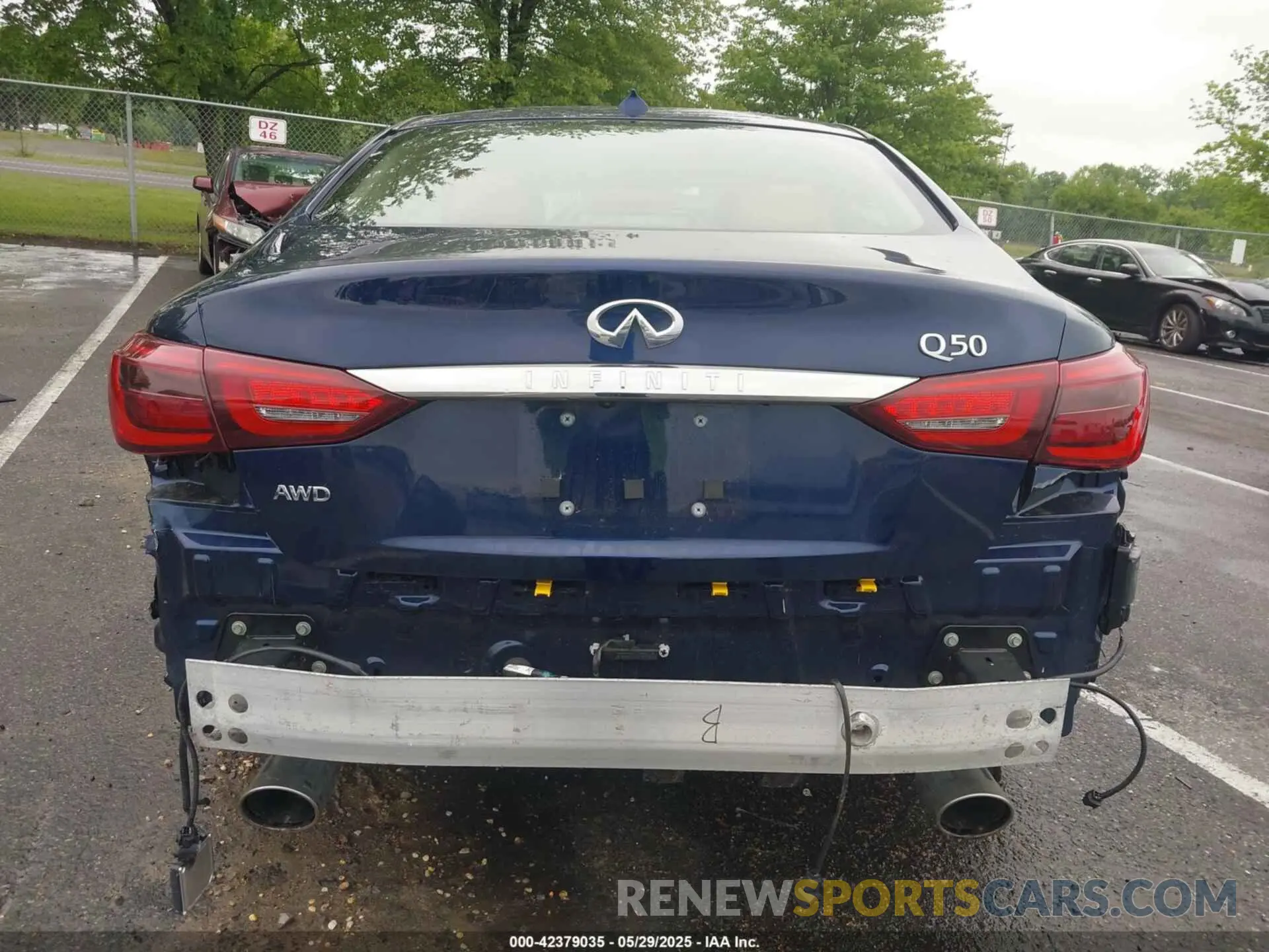 16 fotografías del automóvil dañado JN1EV7BR7RM631669 INFINITI Q50 2024