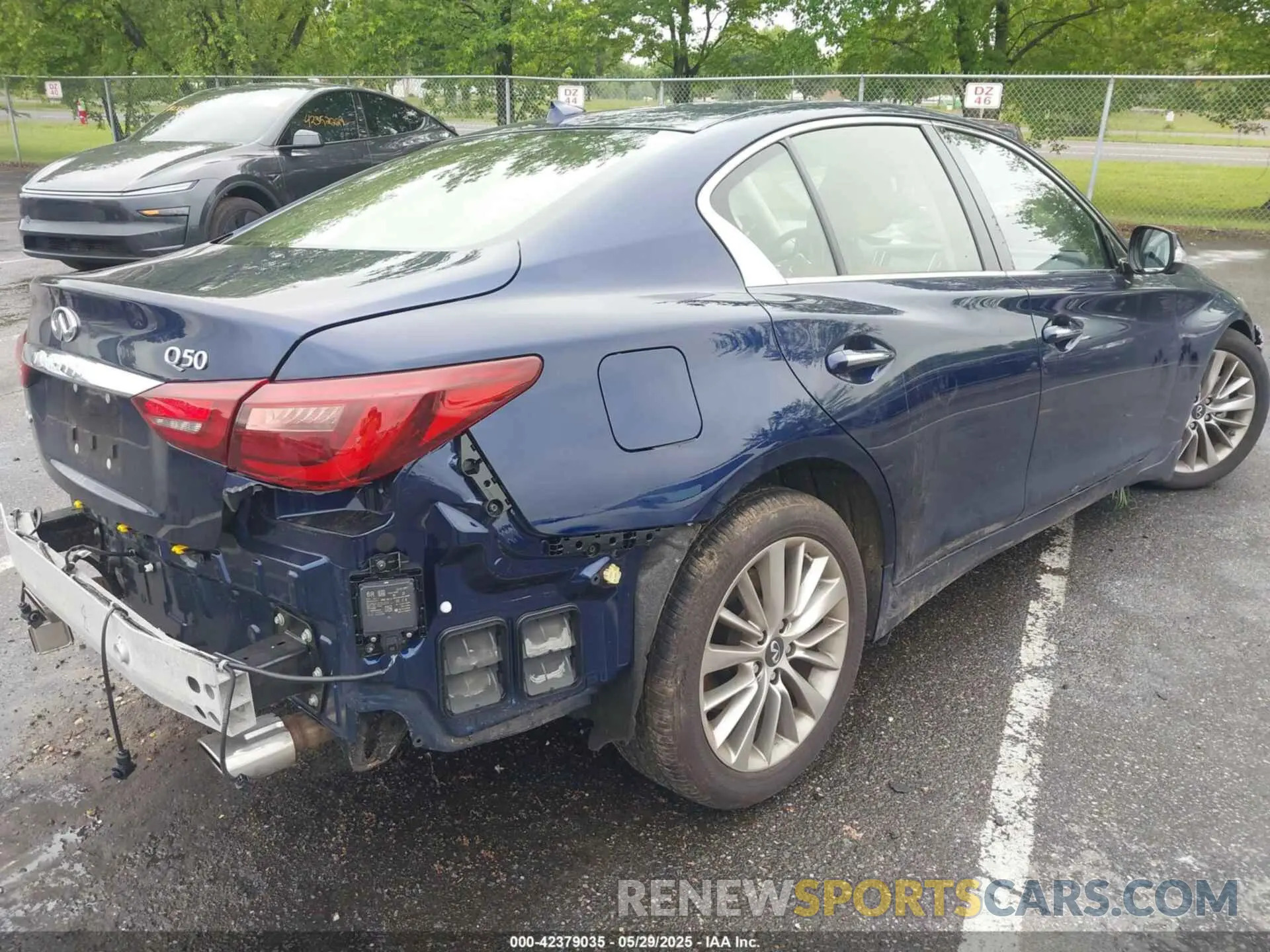 4 fotografías del automóvil dañado JN1EV7BR7RM631669 INFINITI Q50 2024