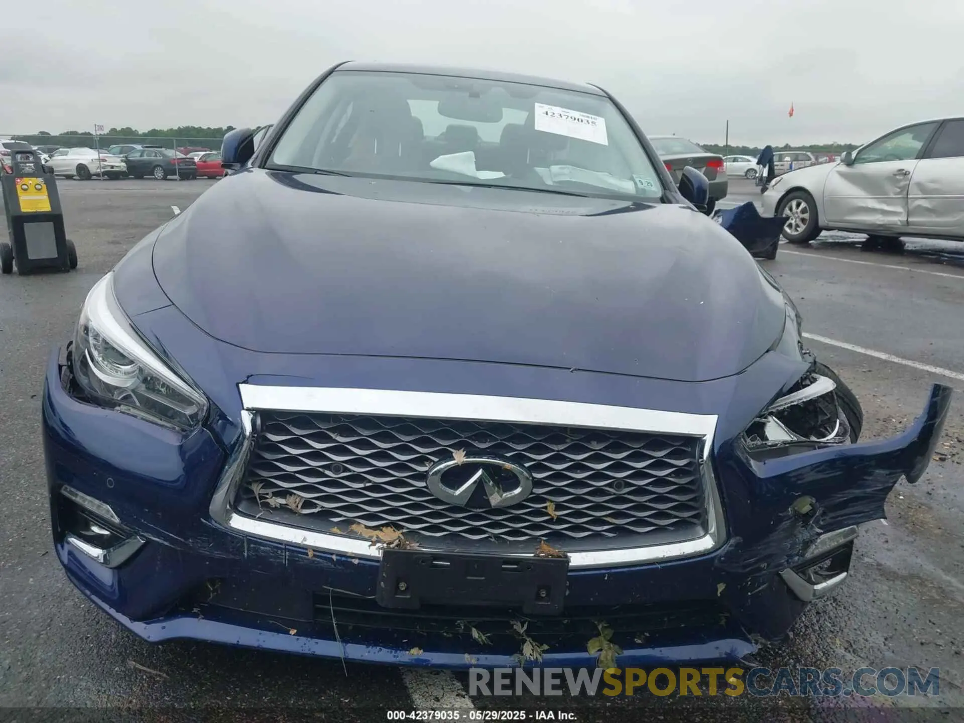 6 fotografías del automóvil dañado JN1EV7BR7RM631669 INFINITI Q50 2024