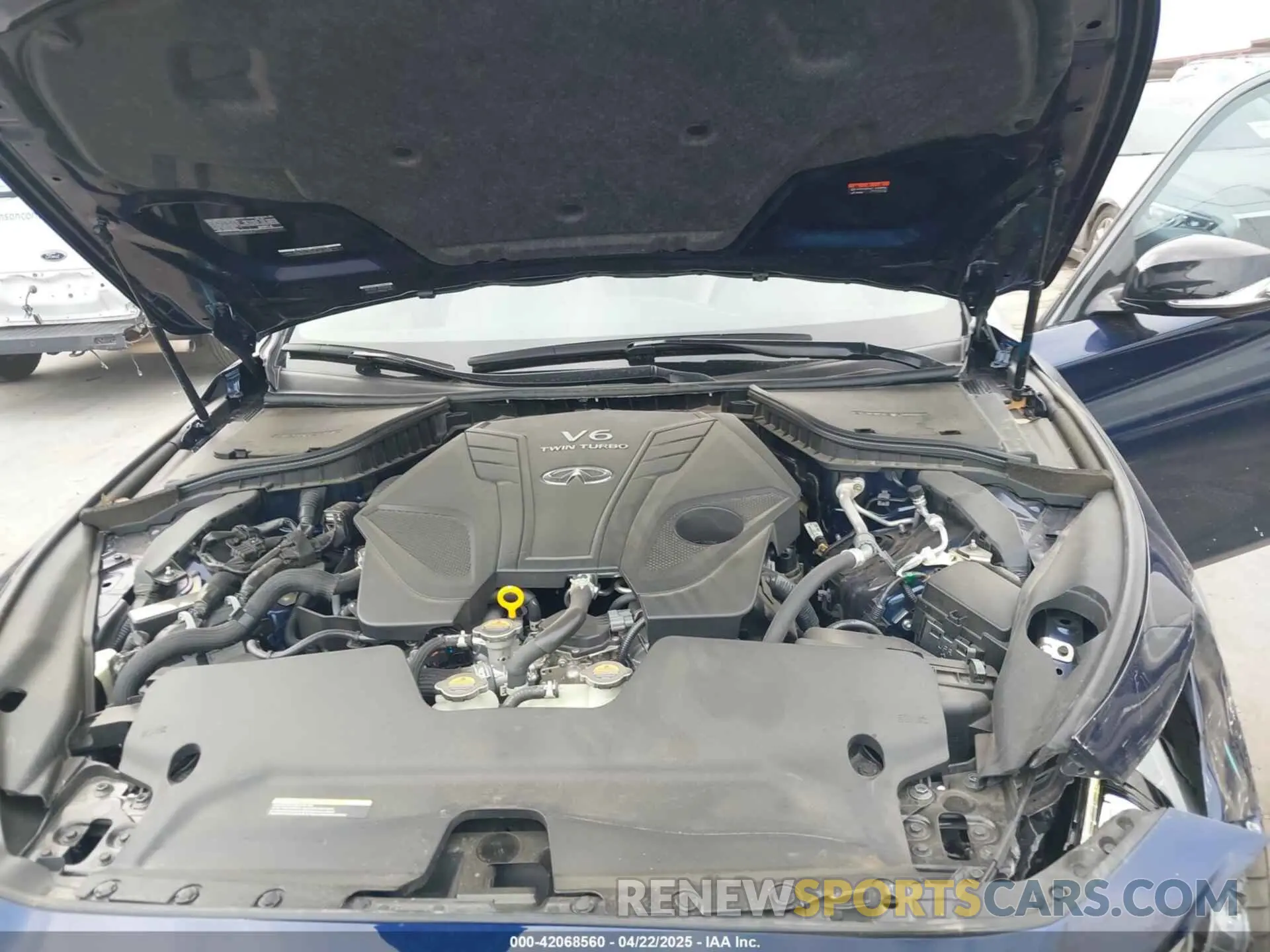10 fotografías del automóvil dañado JN1EV7CP8RM601738 INFINITI Q50 2024