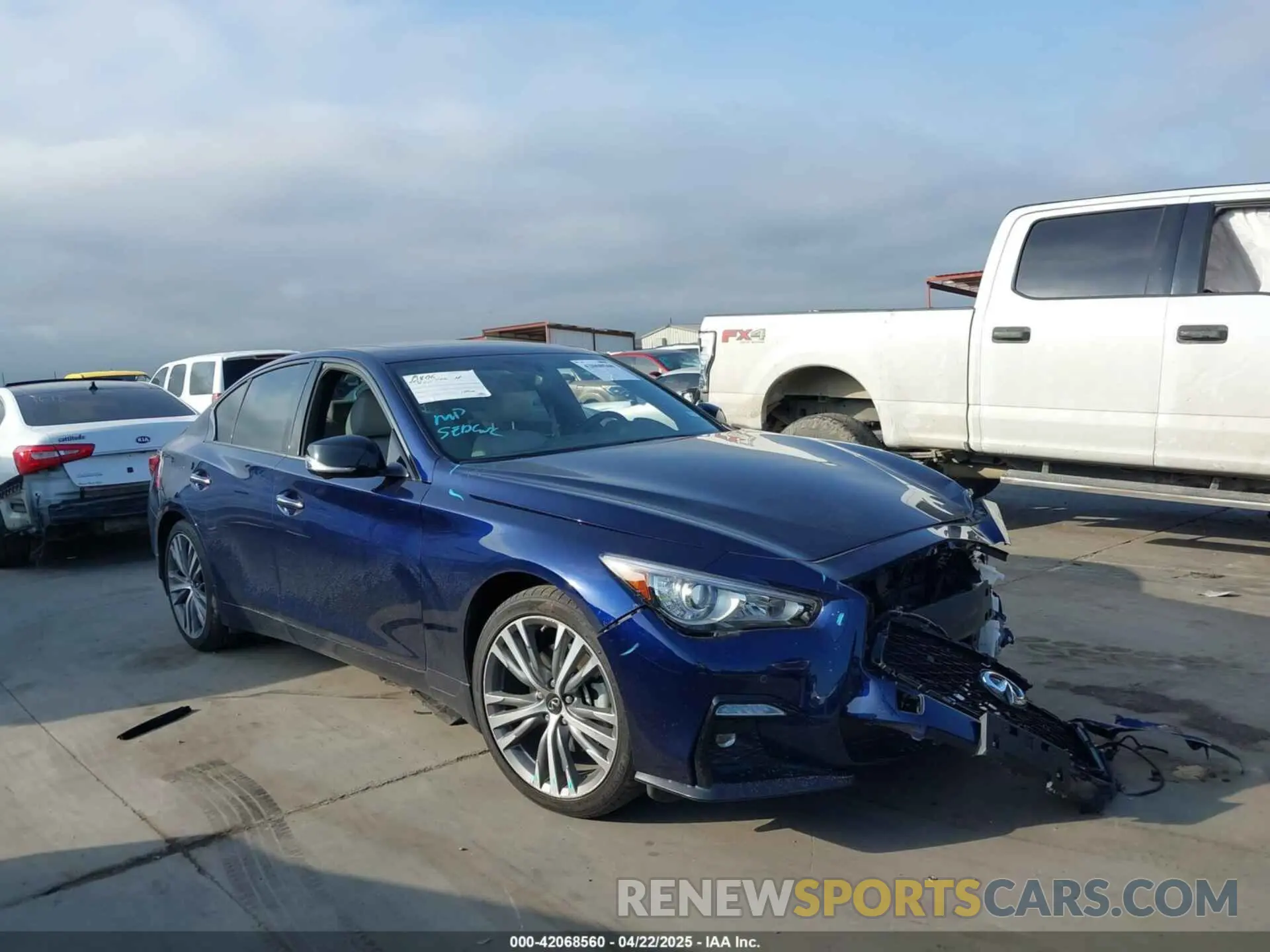 13 fotografías del automóvil dañado JN1EV7CP8RM601738 INFINITI Q50 2024