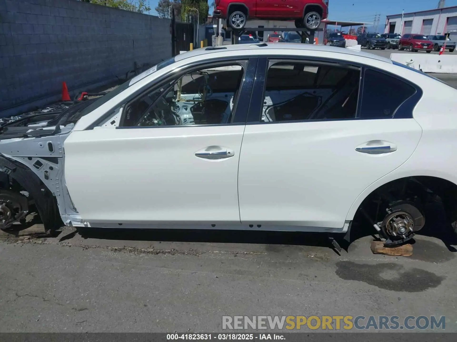 13 fotografías del automóvil dañado JN1FV7DP5RM660538 INFINITI Q50 2024