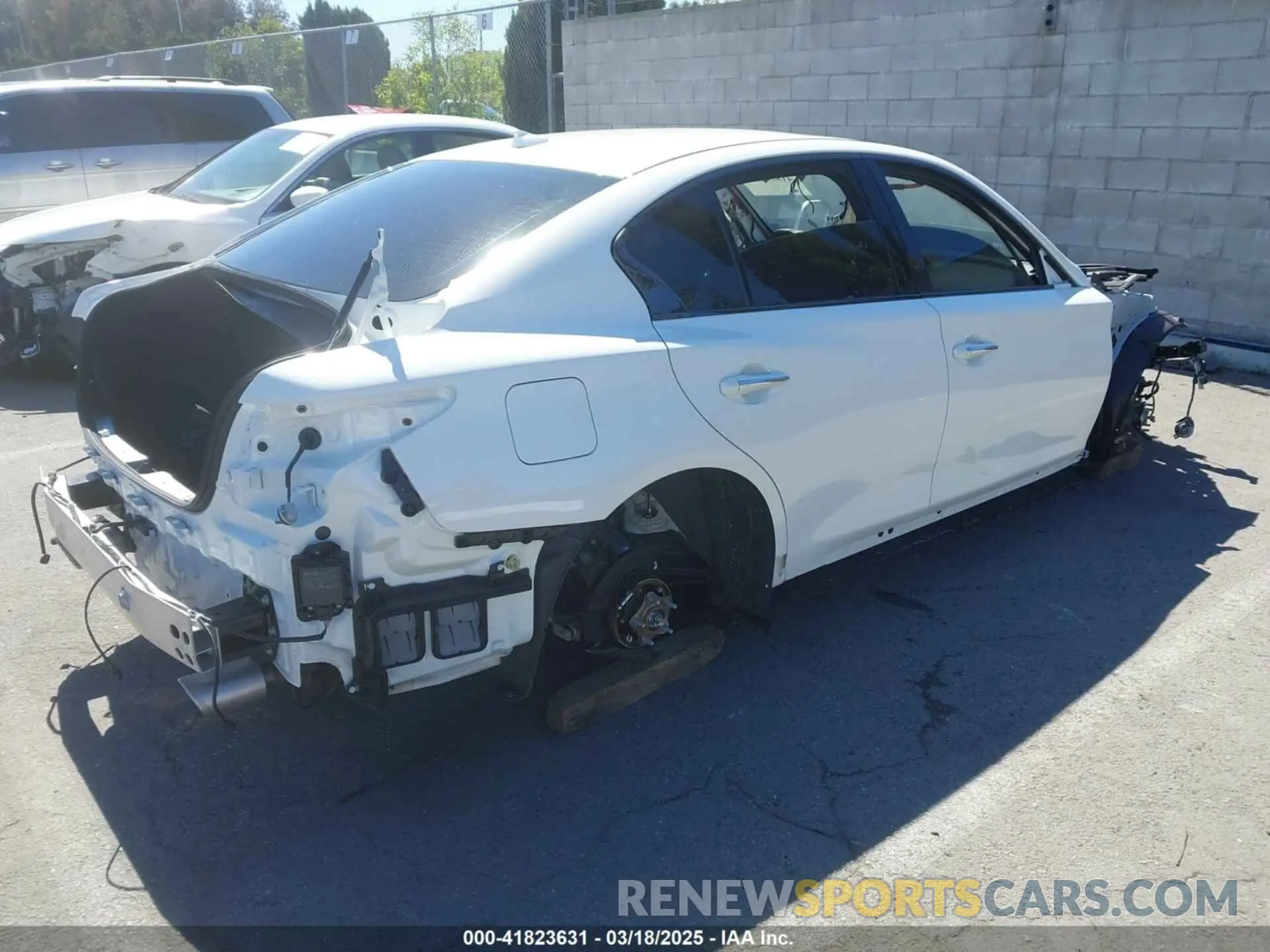 4 fotografías del automóvil dañado JN1FV7DP5RM660538 INFINITI Q50 2024
